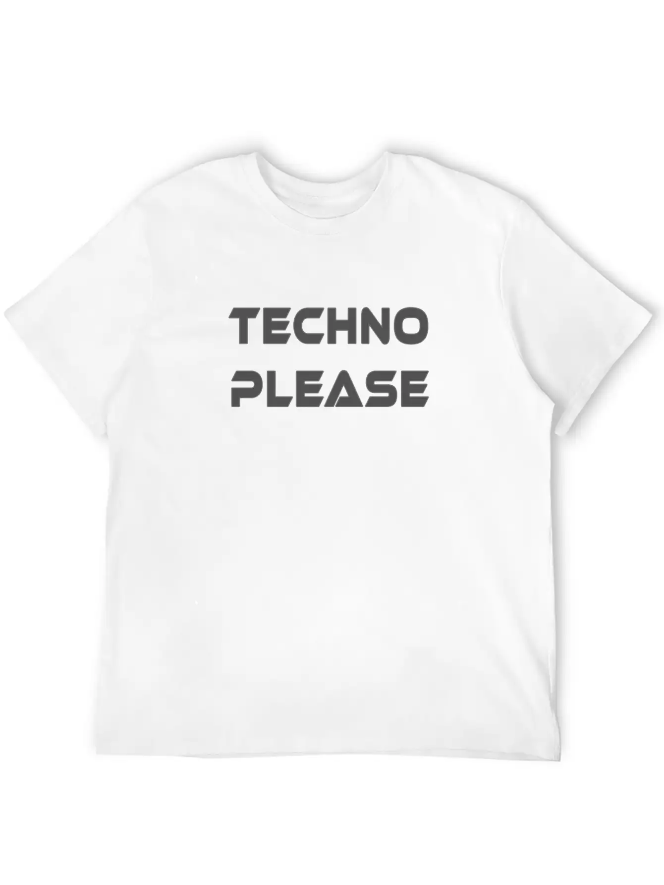 Techno Please Rave Music Dance Electro Underground Unisex Casual T-Shirt – Clean Design For Daily Comfort