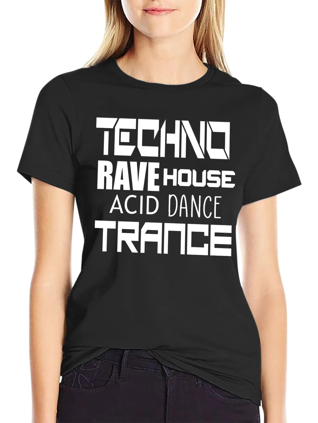 Techno Trance Dance Unisex Casual T-Shirt ��� Clean Design For Daily Comfort
