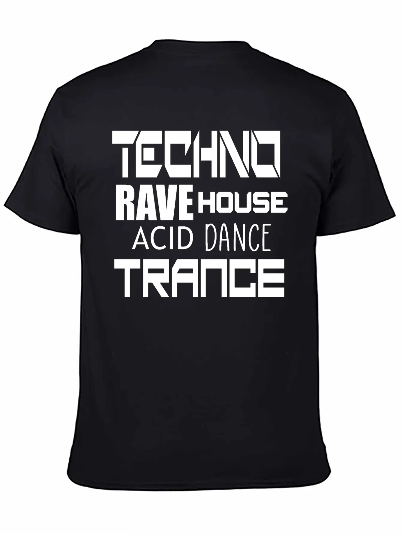 Techno Trance Dance Unisex Casual T-Shirt ��� Clean Design For Daily Comfort