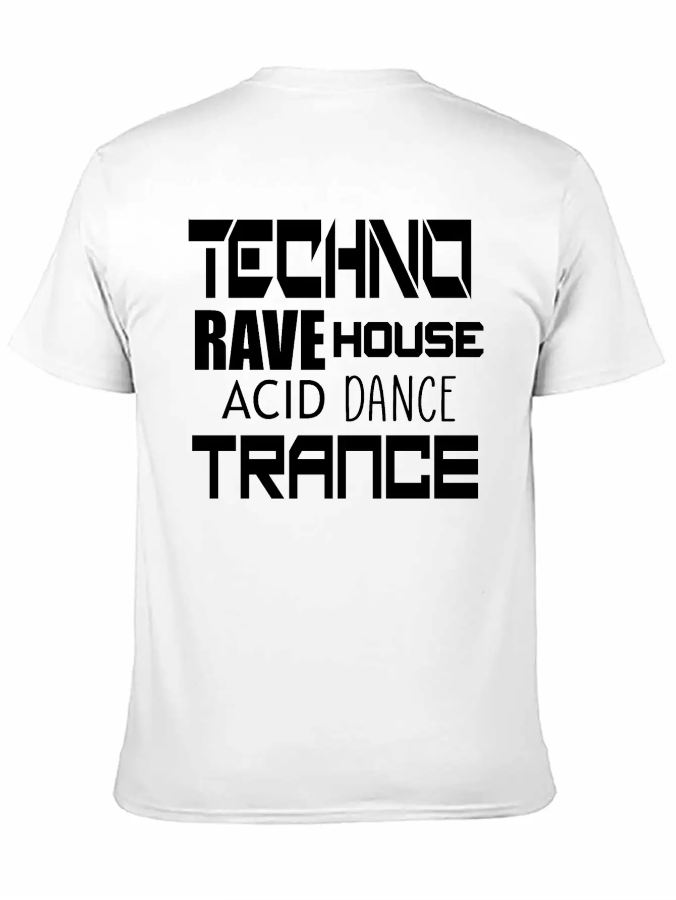 Techno Trance Dance Unisex Casual T-Shirt ��� Clean Design For Daily Comfort