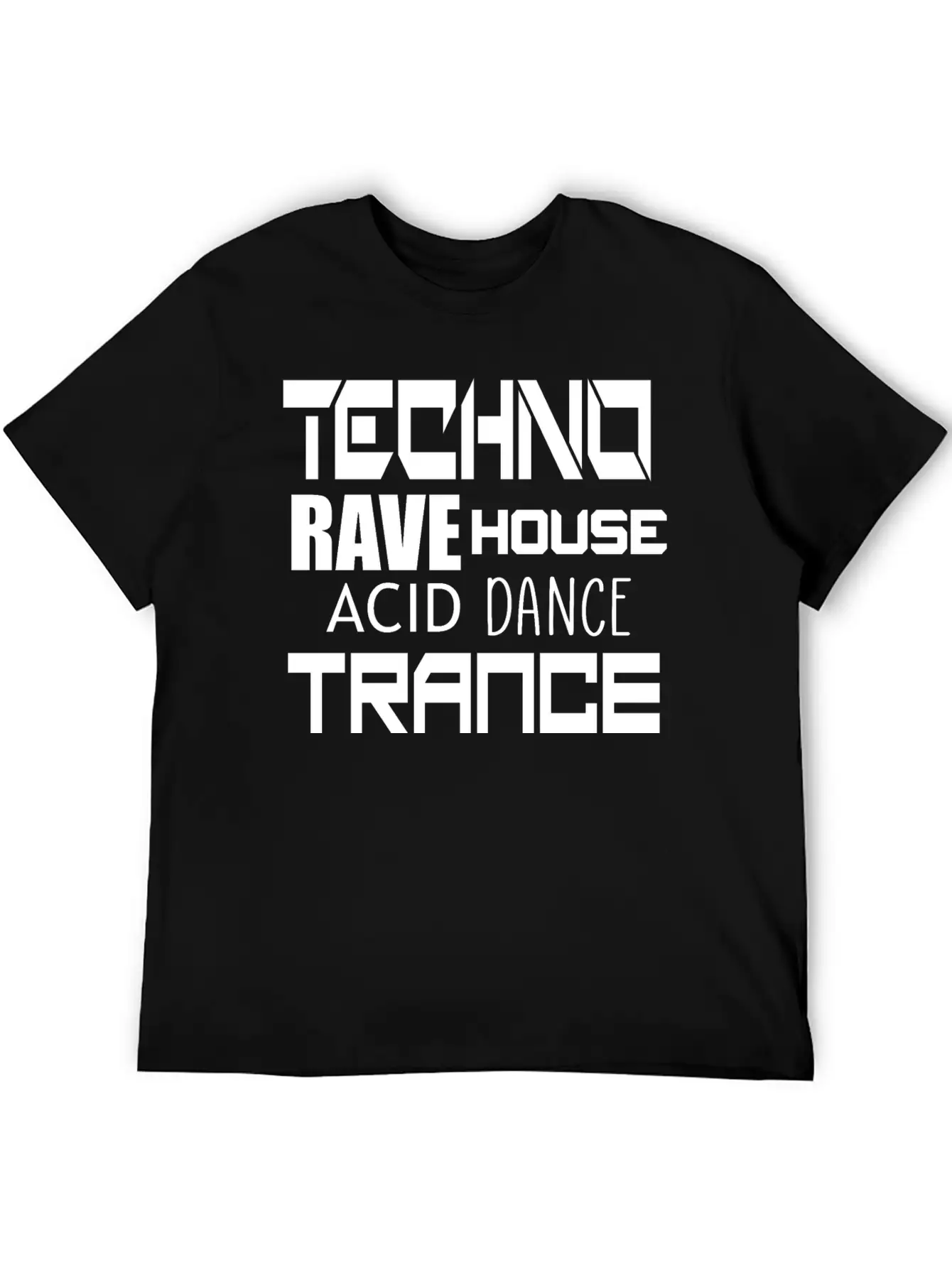 Techno Trance Dance Unisex Casual T-Shirt ��� Clean Design For Daily Comfort