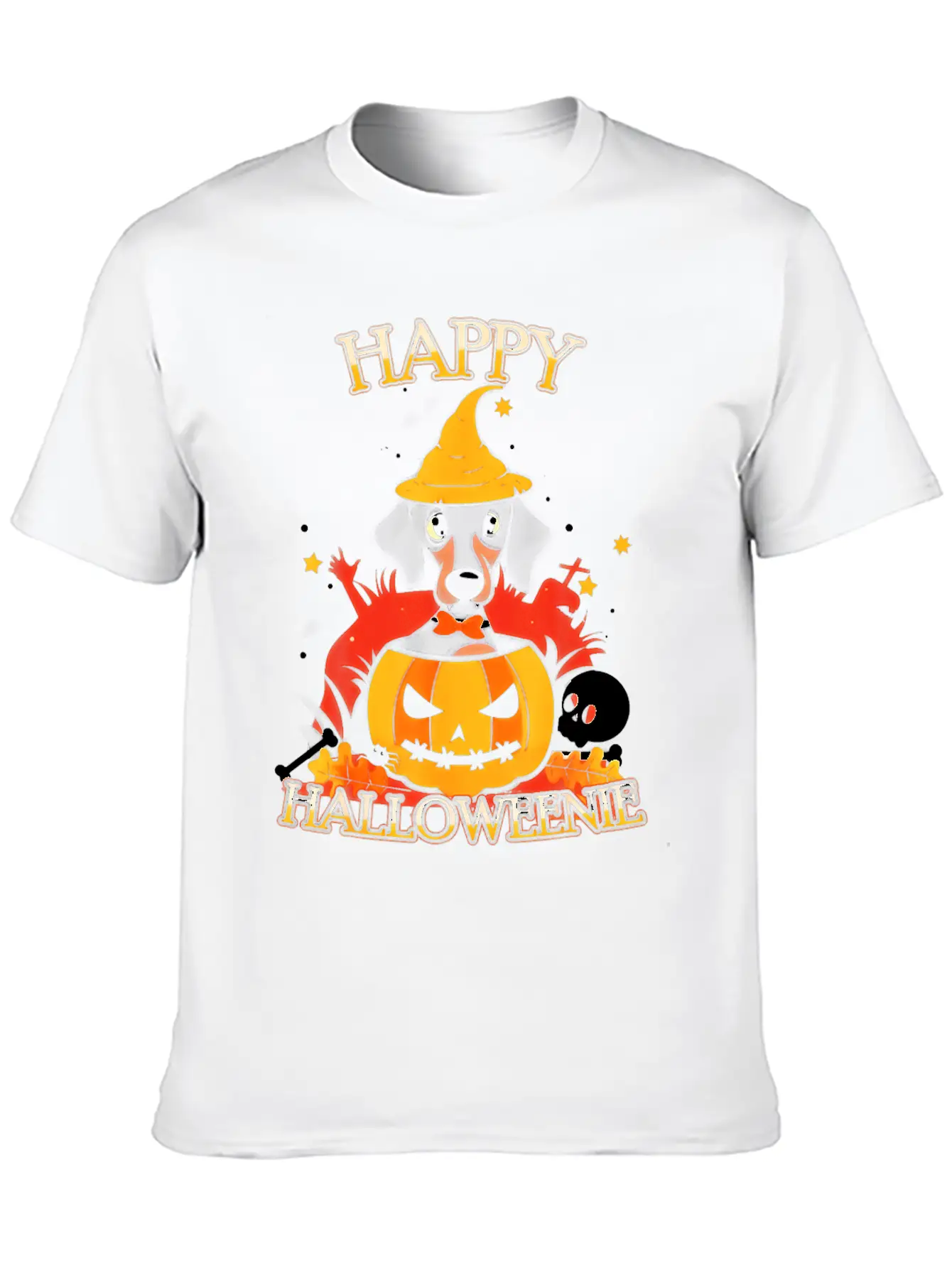Teckel Halloween Shirt Halloweenie Costume Drôle Modern Fit Casual T-Shirt – Clean And Versatile Design