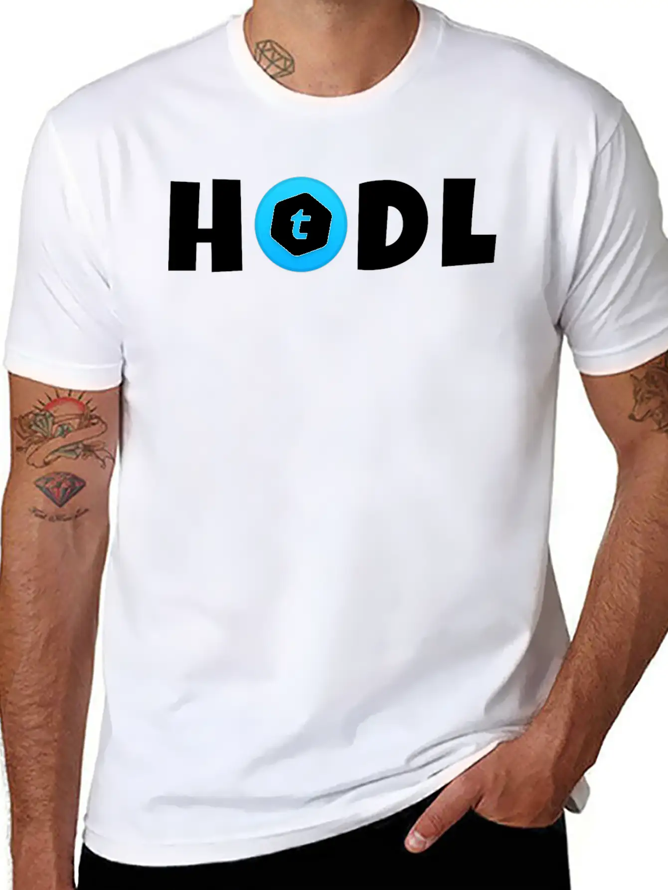 TEL Telcoin Bitcoin Crypto Cryptocurrency Wallet Relaxed Everyday Tee – Lightweight And Durable Cotton