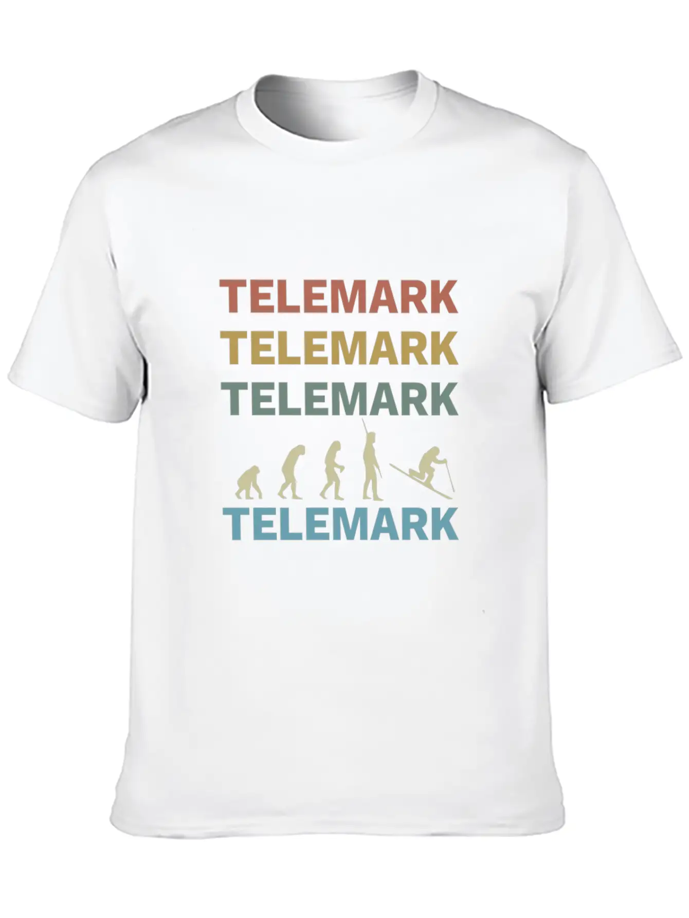 Telemark Uphill Skiing Free Heel Ski Evolution Soft Cotton Short Sleeve Tee – Unisex Wardrobe Staple