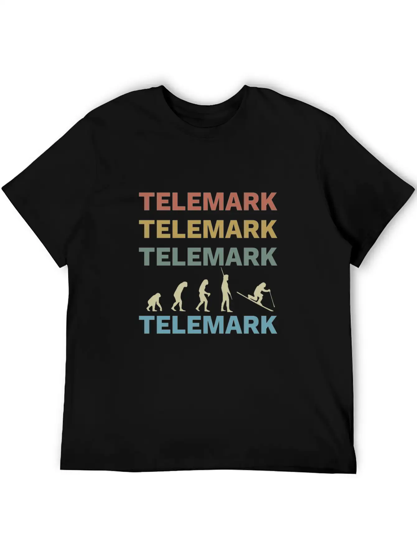 Telemark Uphill Skiing Free Heel Ski Evolution Soft Cotton Short Sleeve Tee – Unisex Wardrobe Staple