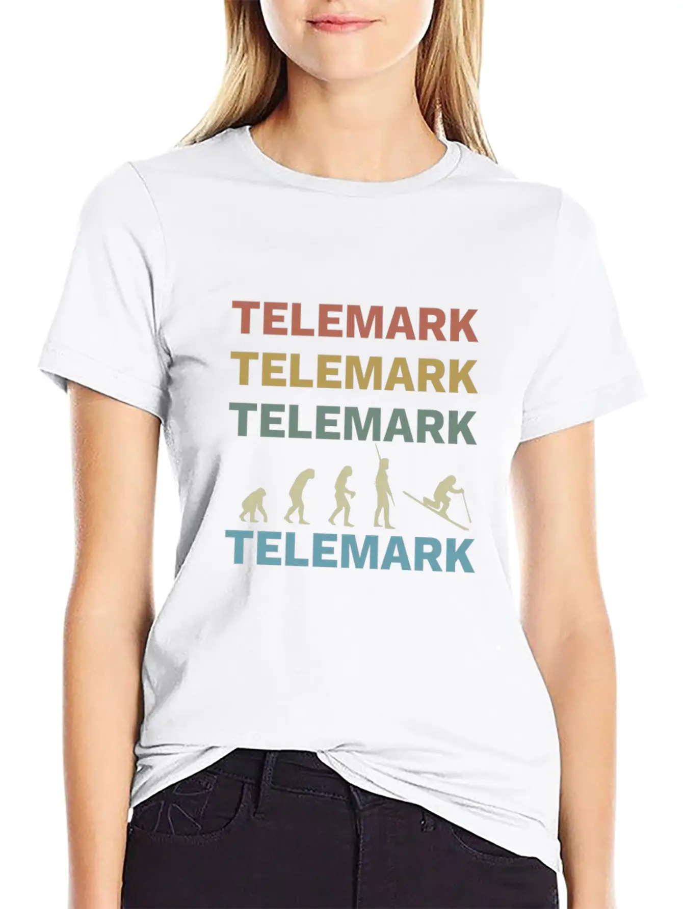 Telemark Uphill Skiing Free Heel Ski Evolution Soft Cotton Short Sleeve Tee – Unisex Wardrobe Staple