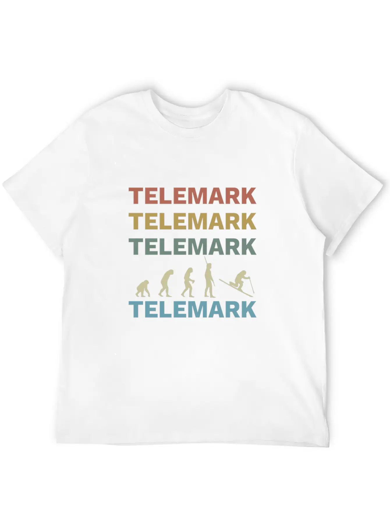 Telemark Uphill Skiing Free Heel Ski Evolution Soft Cotton Short Sleeve Tee – Unisex Wardrobe Staple