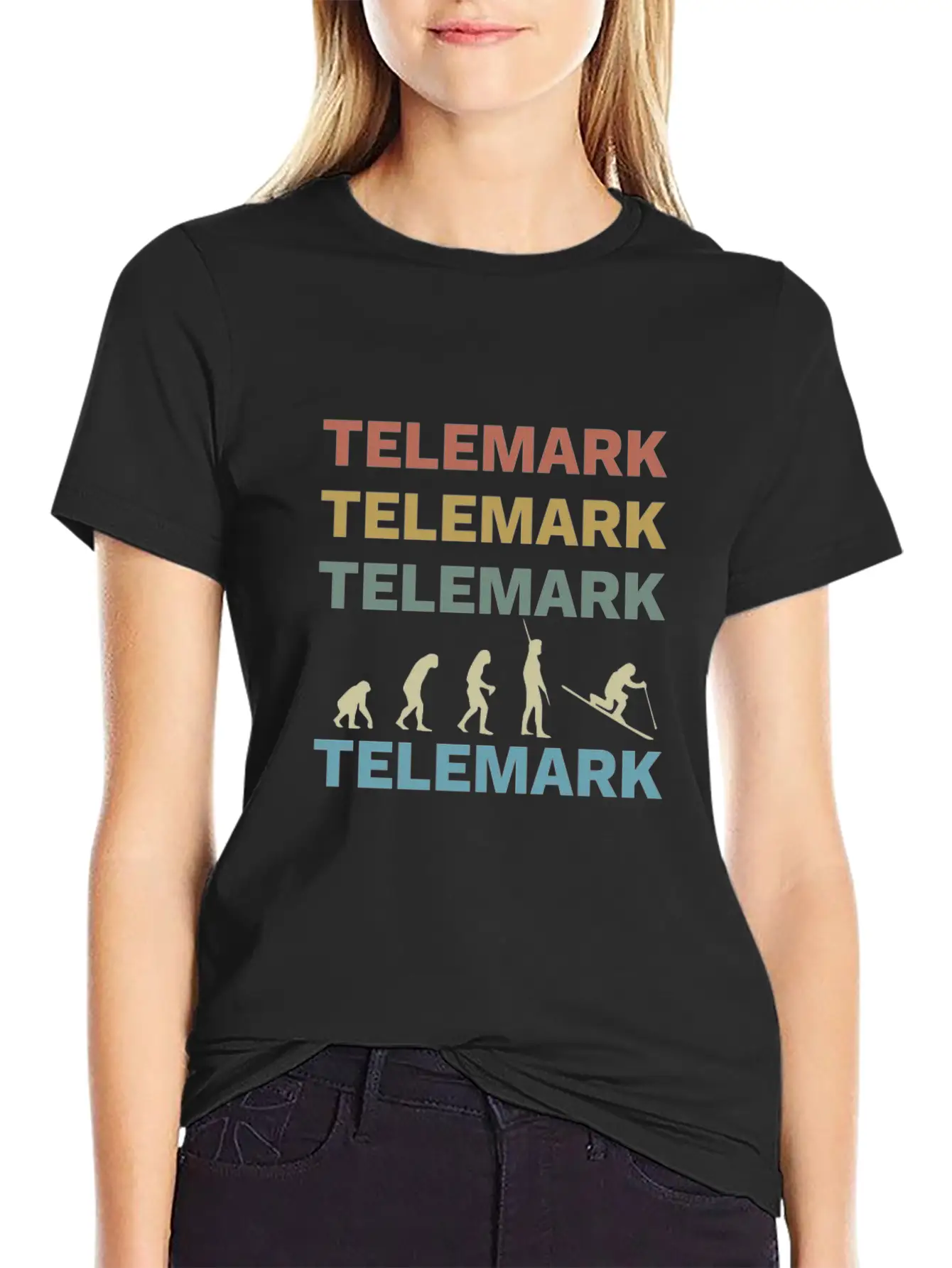 Telemark Uphill Skiing Free Heel Ski Evolution Soft Cotton Short Sleeve Tee – Unisex Wardrobe Staple