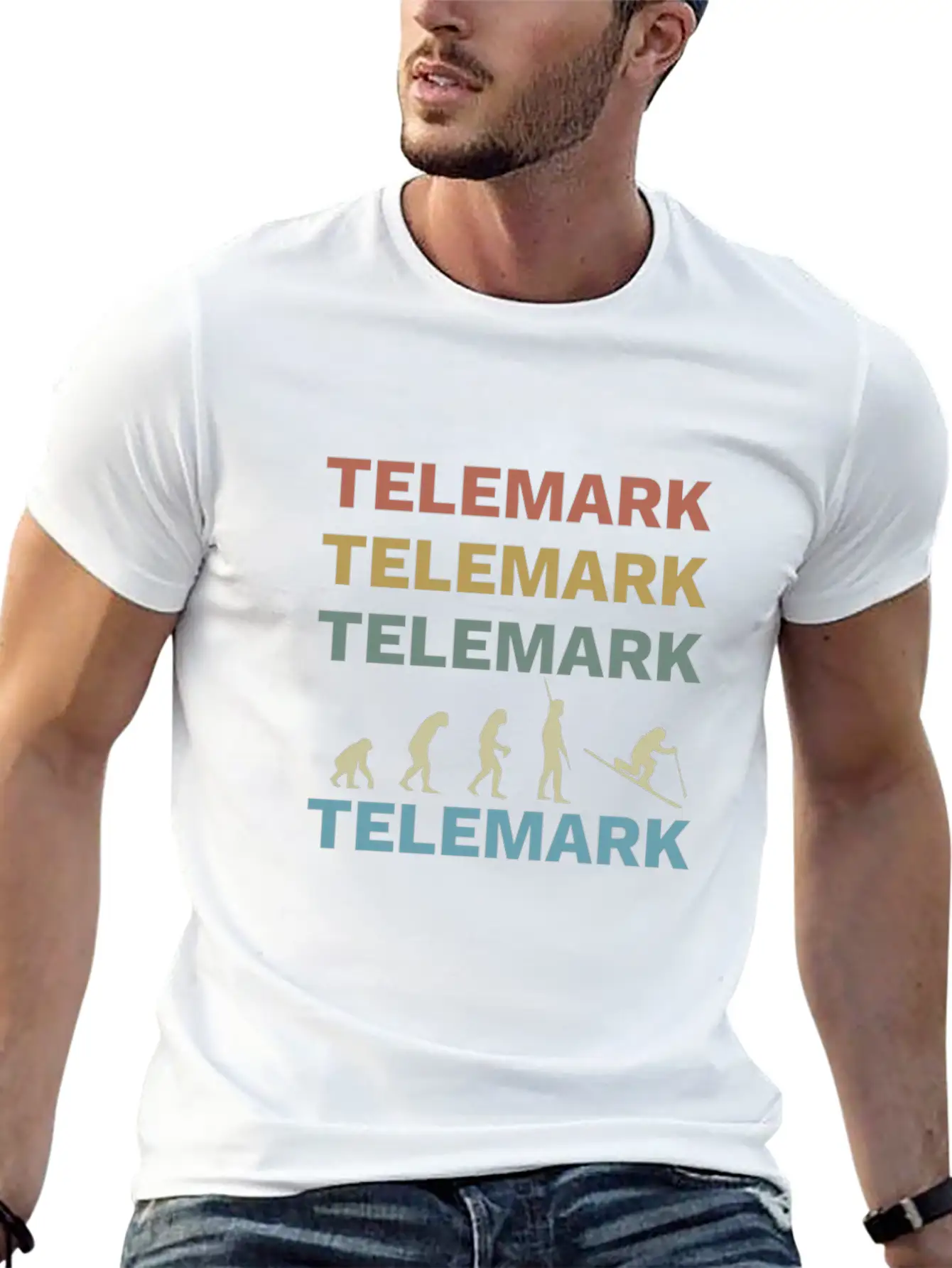 Telemark Uphill Skiing Free Heel Ski Evolution Soft Cotton Short Sleeve Tee – Unisex Wardrobe Staple