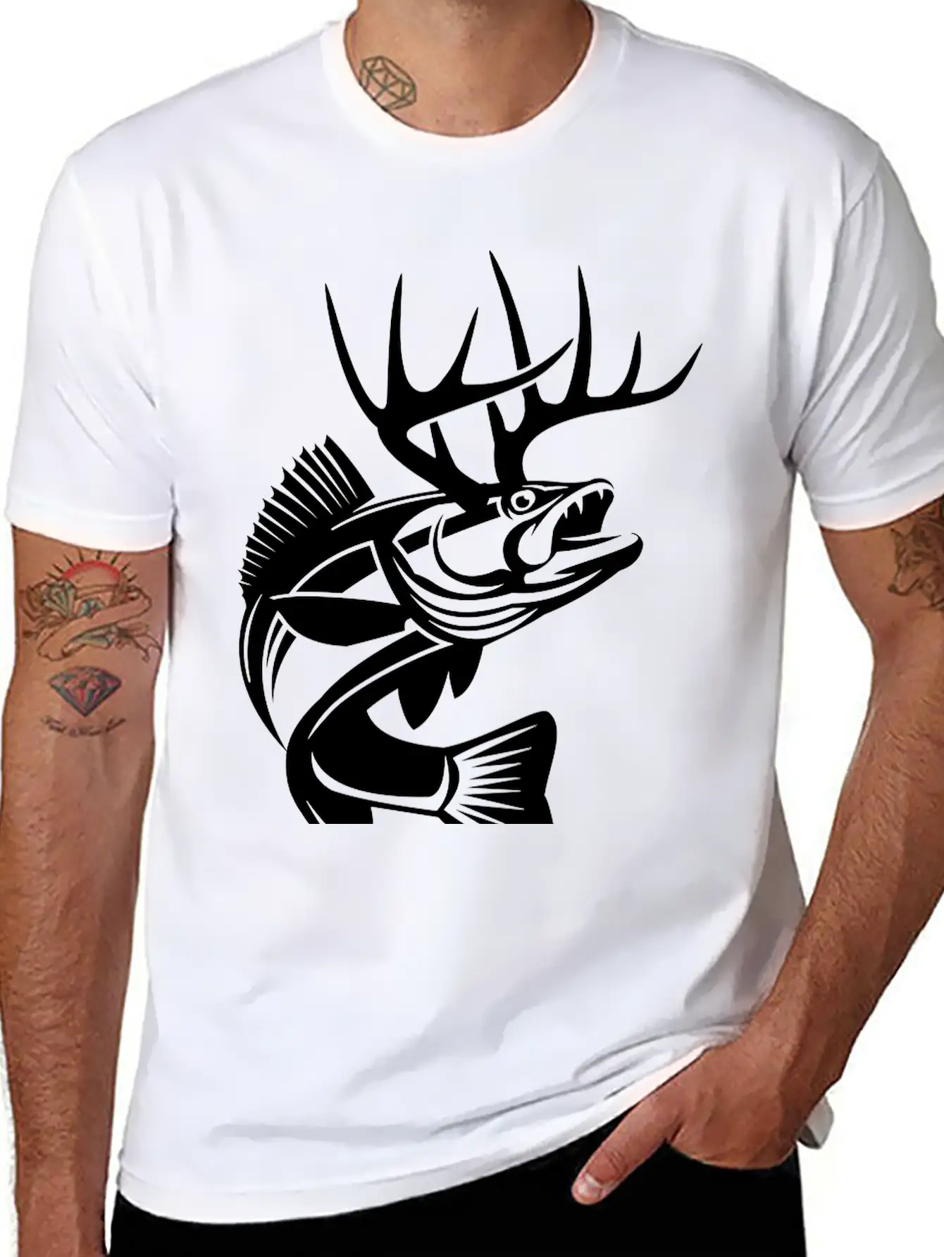 Ten Point Walleye Basic Graphic T-Shirt – Daily Comfort In Soft Cotton