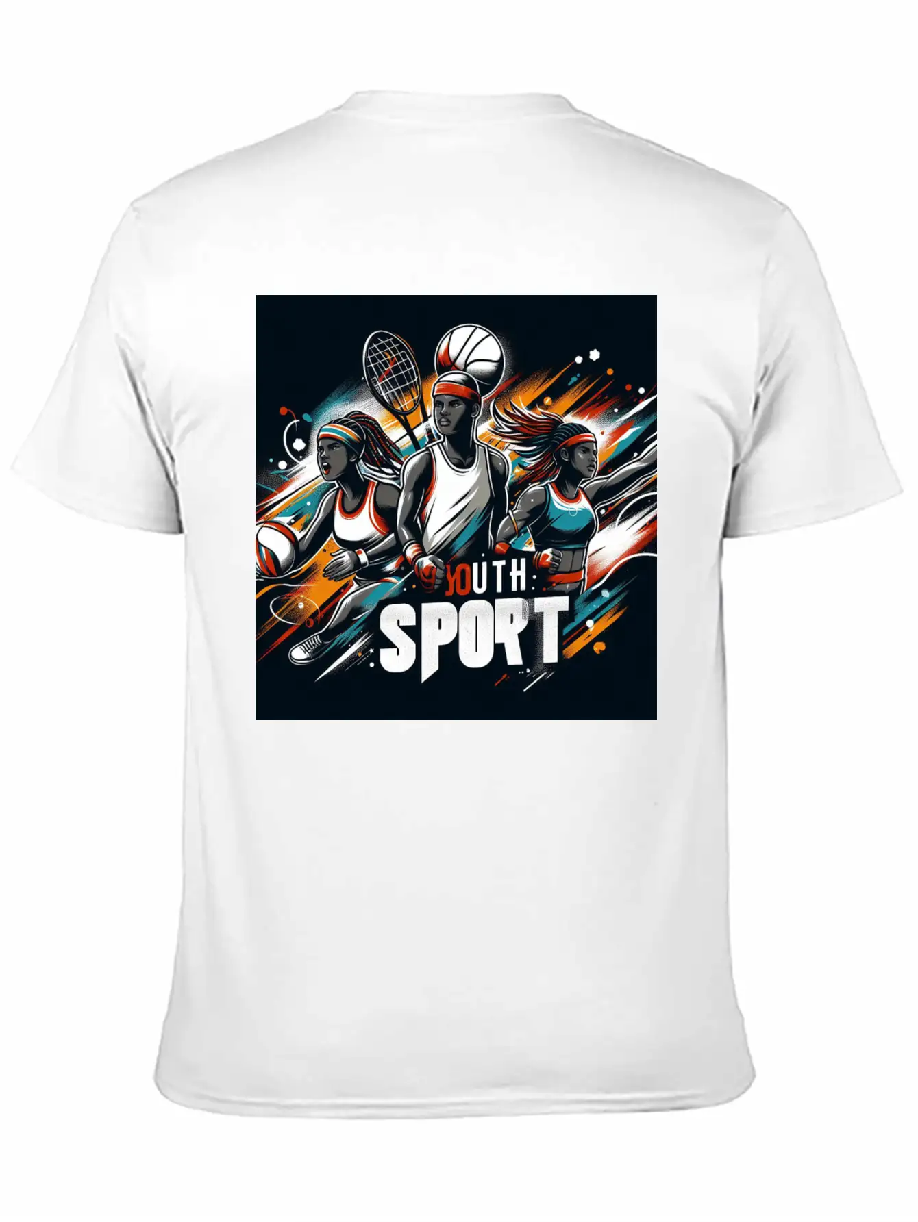 Tennis Challenge Modern Fit Casual T-Shirt ��� Clean And Versatile Design