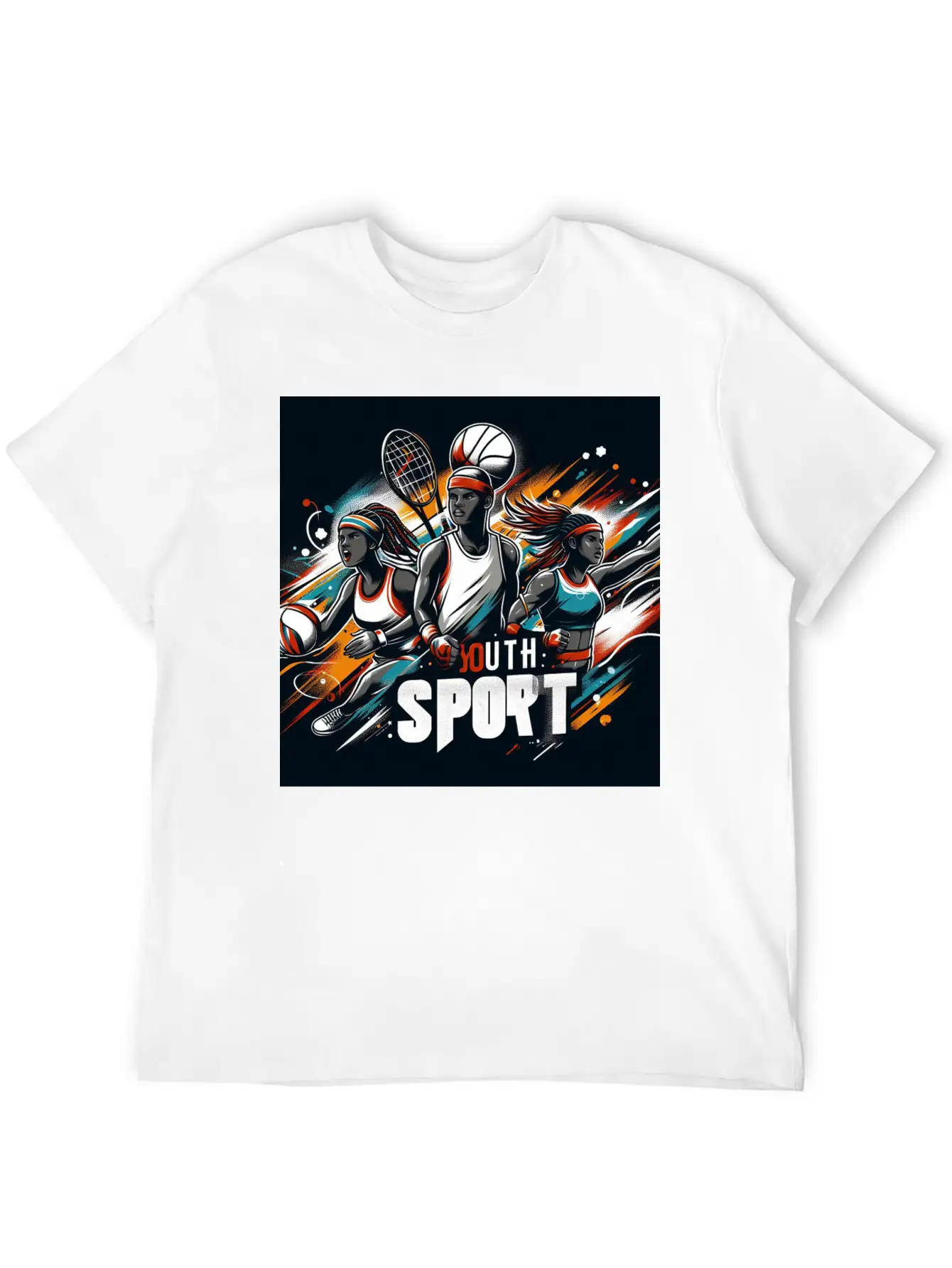 Tennis Challenge Modern Fit Casual T-Shirt ��� Clean And Versatile Design