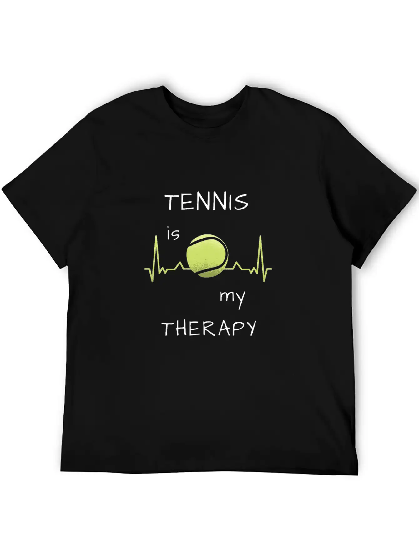 Tennis Is My Therapy Soft Cotton Short Sleeve Tee – Unisex Wardrobe Staple