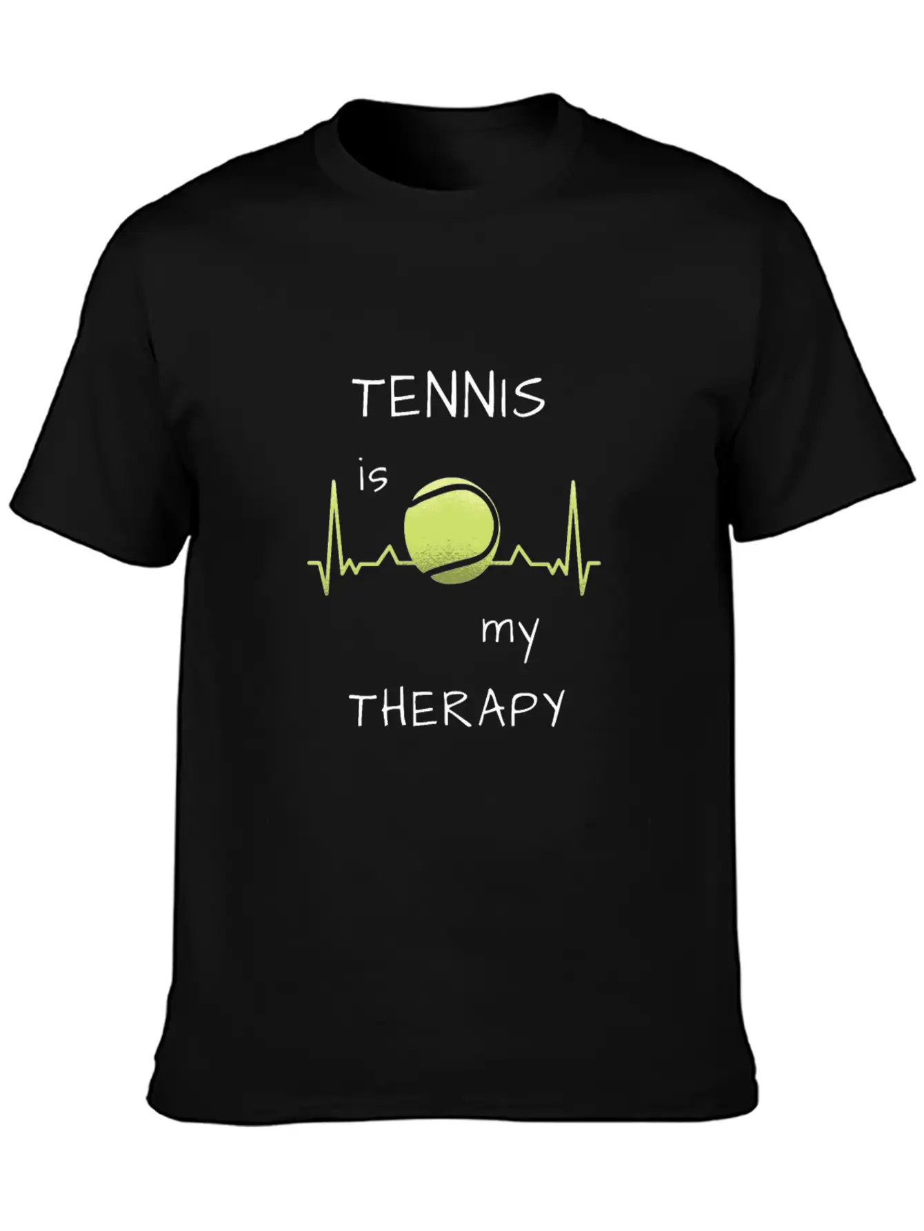 Tennis Is My Therapy Soft Cotton Short Sleeve Tee – Unisex Wardrobe Staple