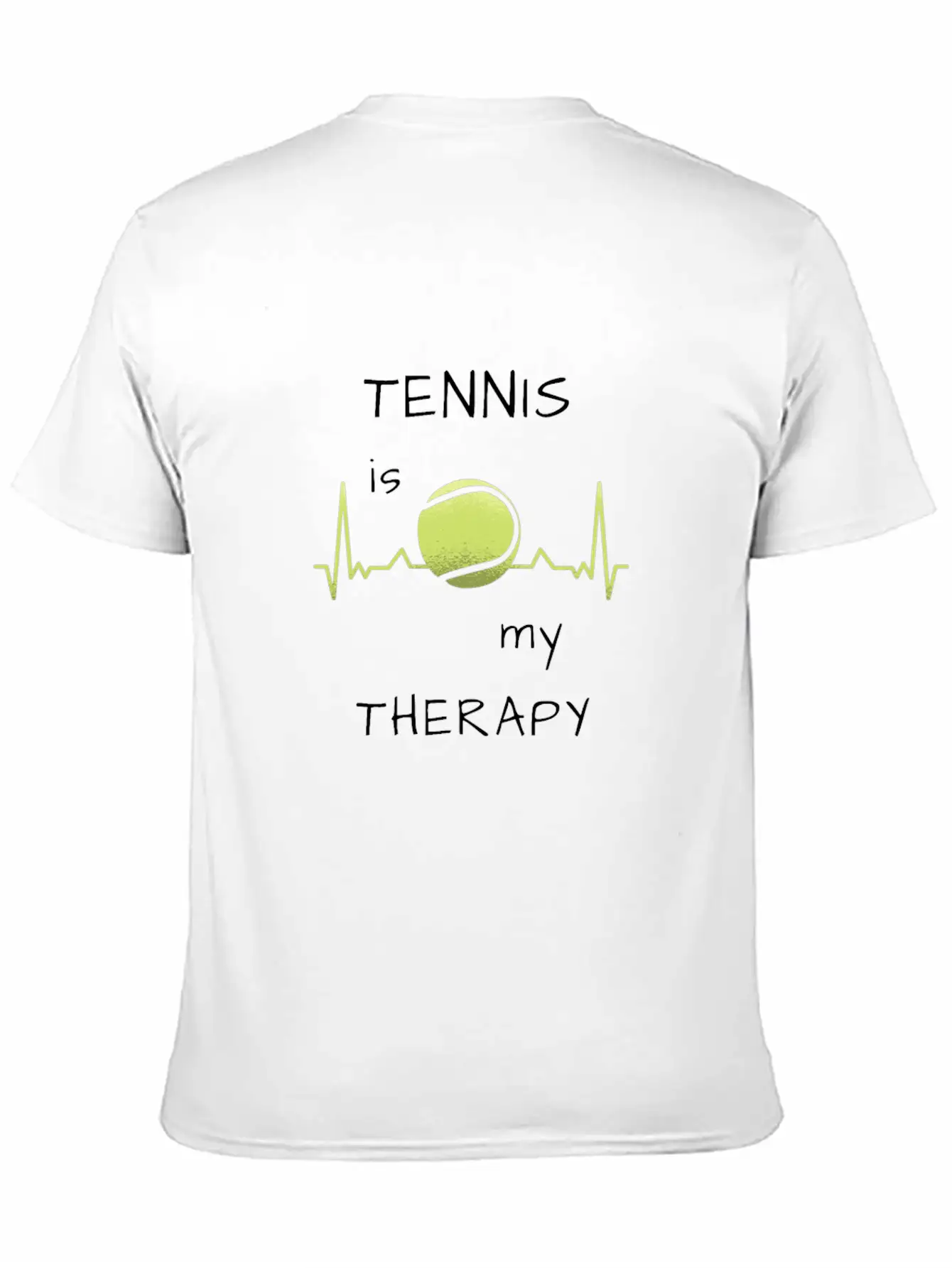 Tennis Is My Therapy Soft Cotton Short Sleeve Tee – Unisex Wardrobe Staple