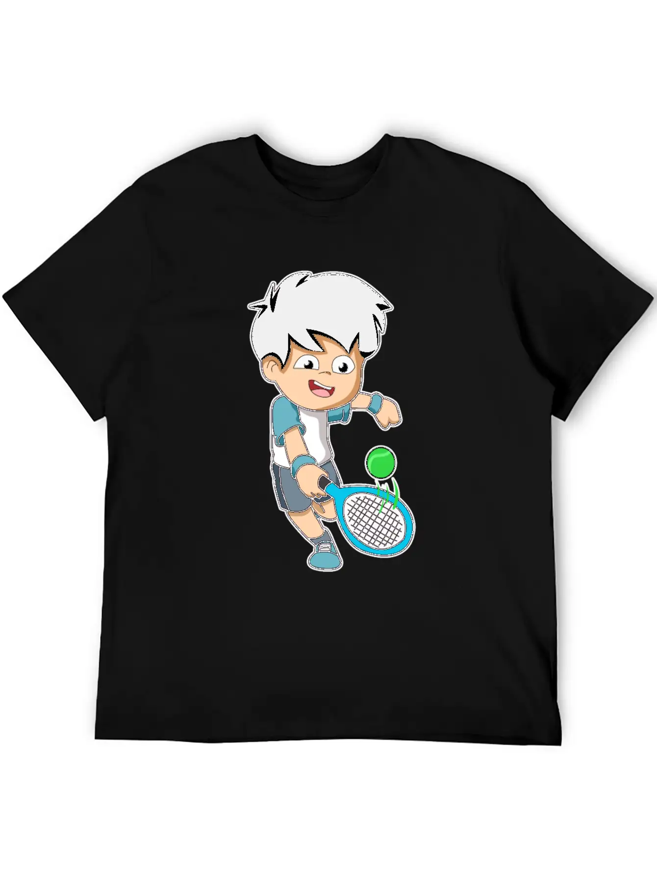 Tennis Player Fun Ball Racket Gift Idea Modern Fit Casual T-Shirt – Clean And Versatile Design