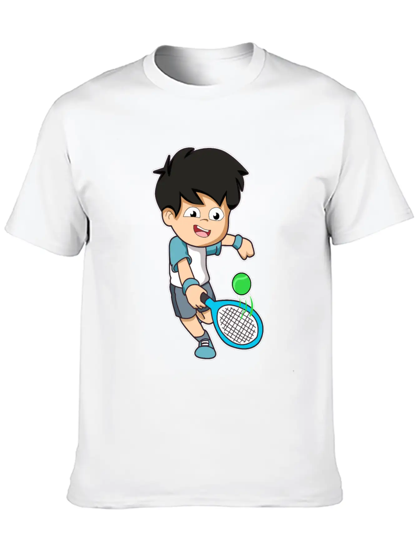 Tennis Player Fun Ball Racket Gift Idea Modern Fit Casual T-Shirt – Clean And Versatile Design