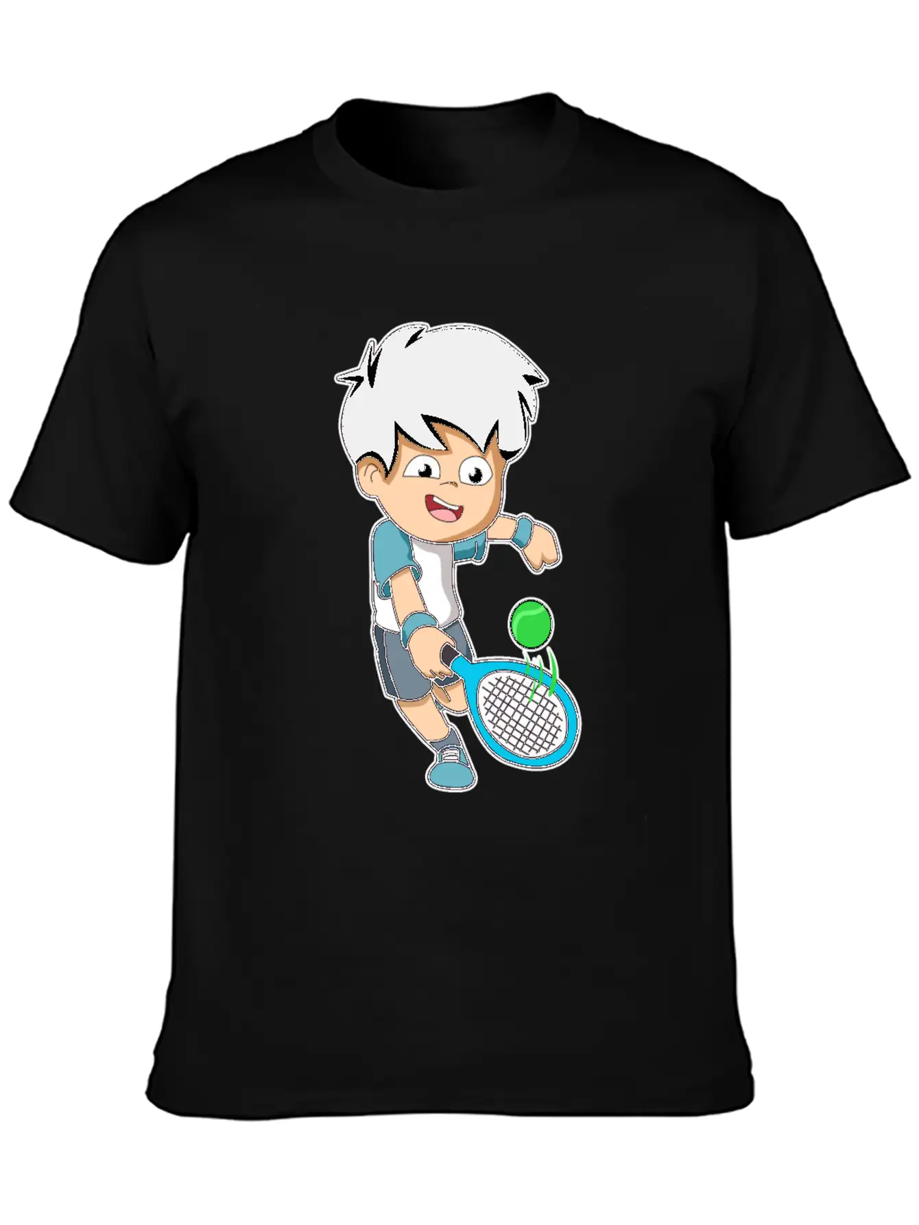 Tennis Player Fun Ball Racket Gift Idea Modern Fit Casual T-Shirt – Clean And Versatile Design