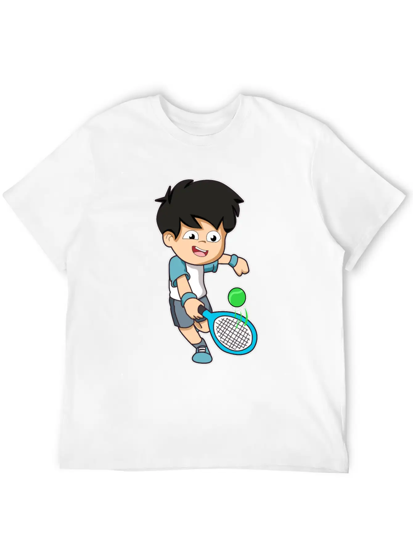 Tennis Player Fun Ball Racket Gift Idea Modern Fit Casual T-Shirt – Clean And Versatile Design