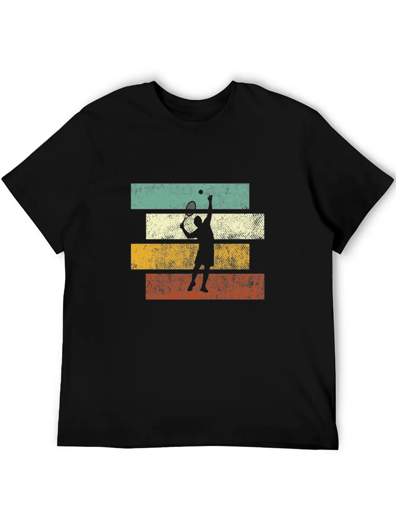 Tennis Retro Essential Cotton Tee For Daily Outfits – Unisex Style