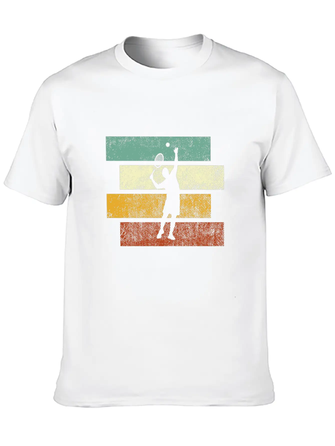 Tennis Retro Essential Cotton Tee For Daily Outfits – Unisex Style