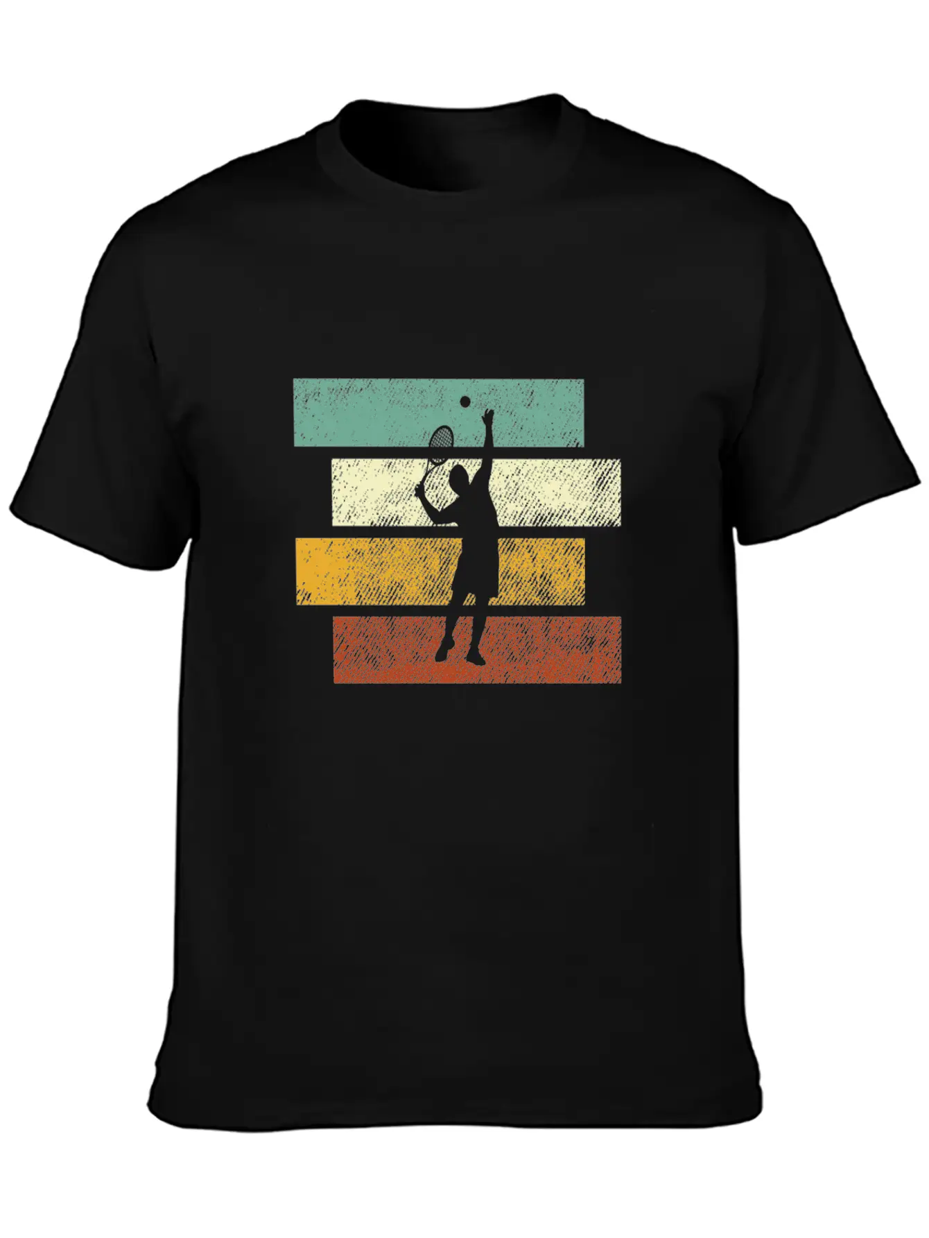 Tennis Retro Essential Cotton Tee For Daily Outfits – Unisex Style