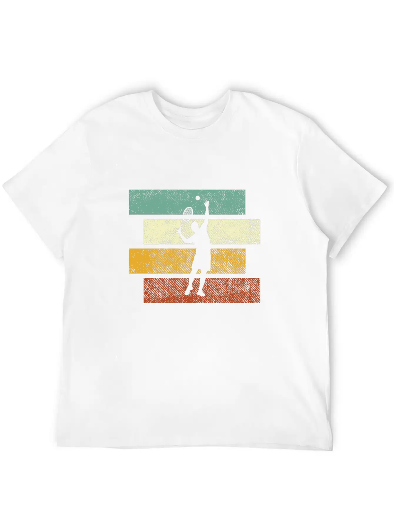 Tennis Retro Essential Cotton Tee For Daily Outfits – Unisex Style