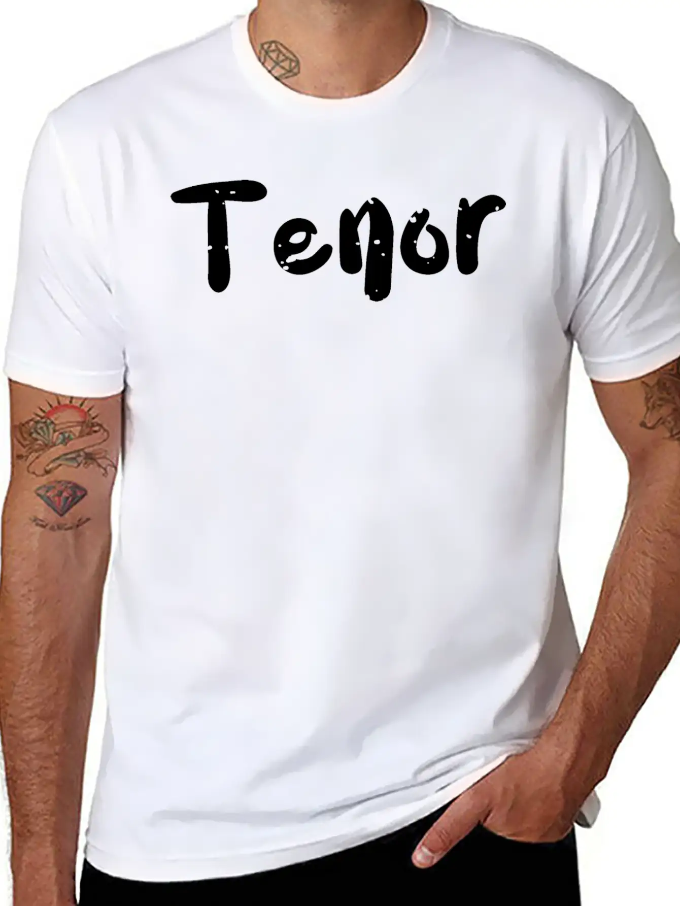 Tenor - Music Modern Fit Casual T-Shirt – Clean And Versatile Design