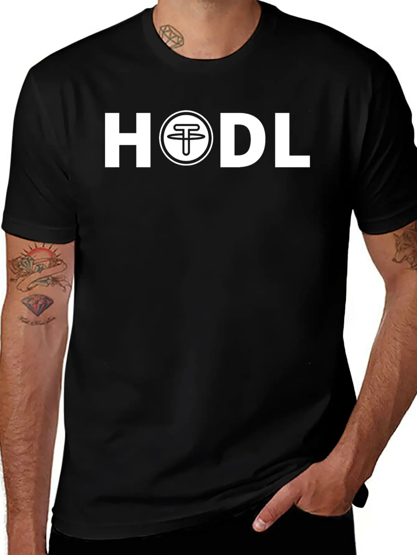 Tether HODL Unisex Casual T-Shirt – Clean Design For Daily Comfort