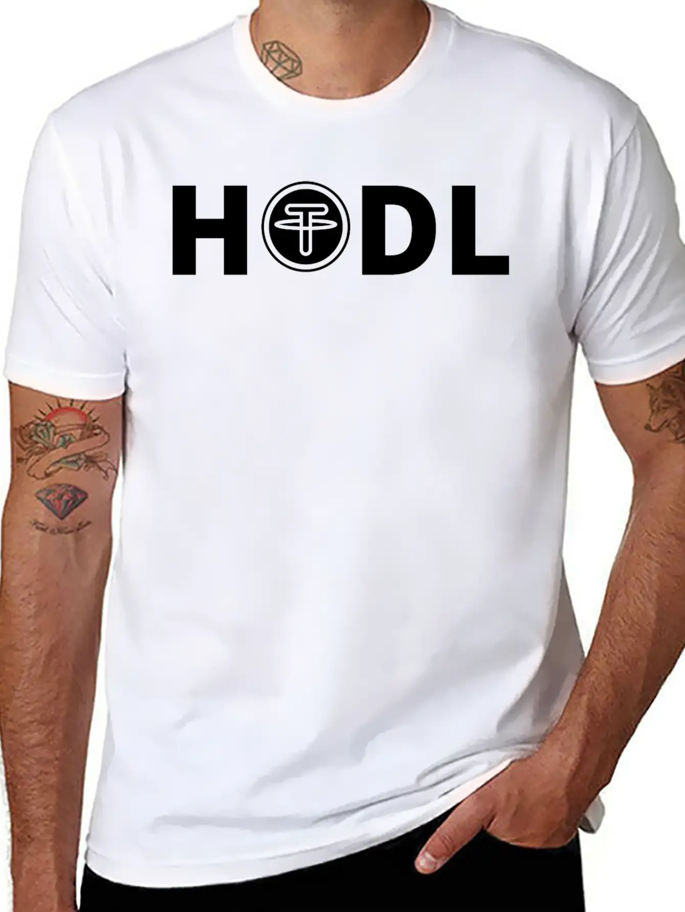 Tether HODL Unisex Casual T-Shirt – Clean Design For Daily Comfort
