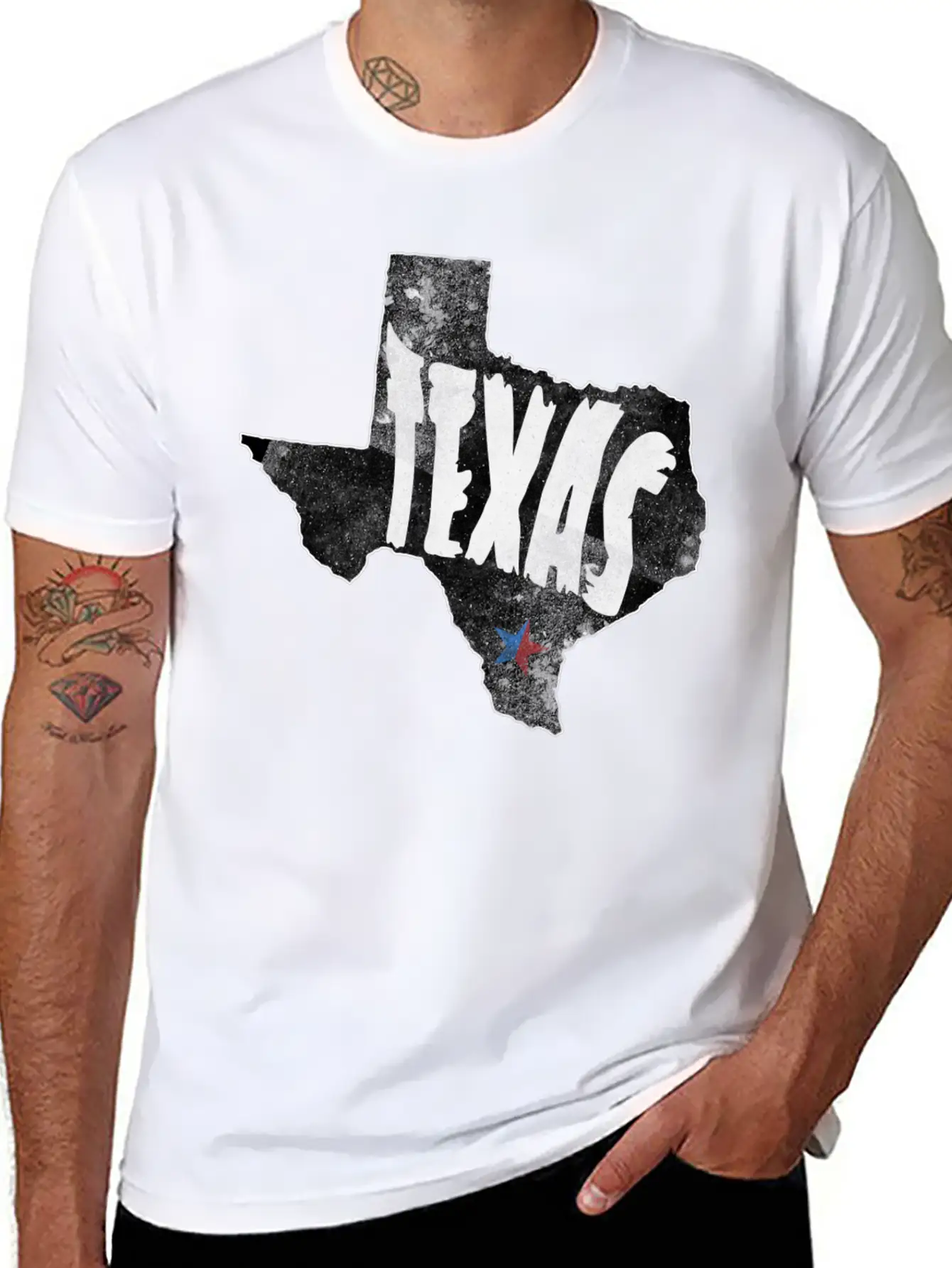 Texas Aesthetic Basic Graphic T-Shirt – Daily Comfort In Soft Cotton