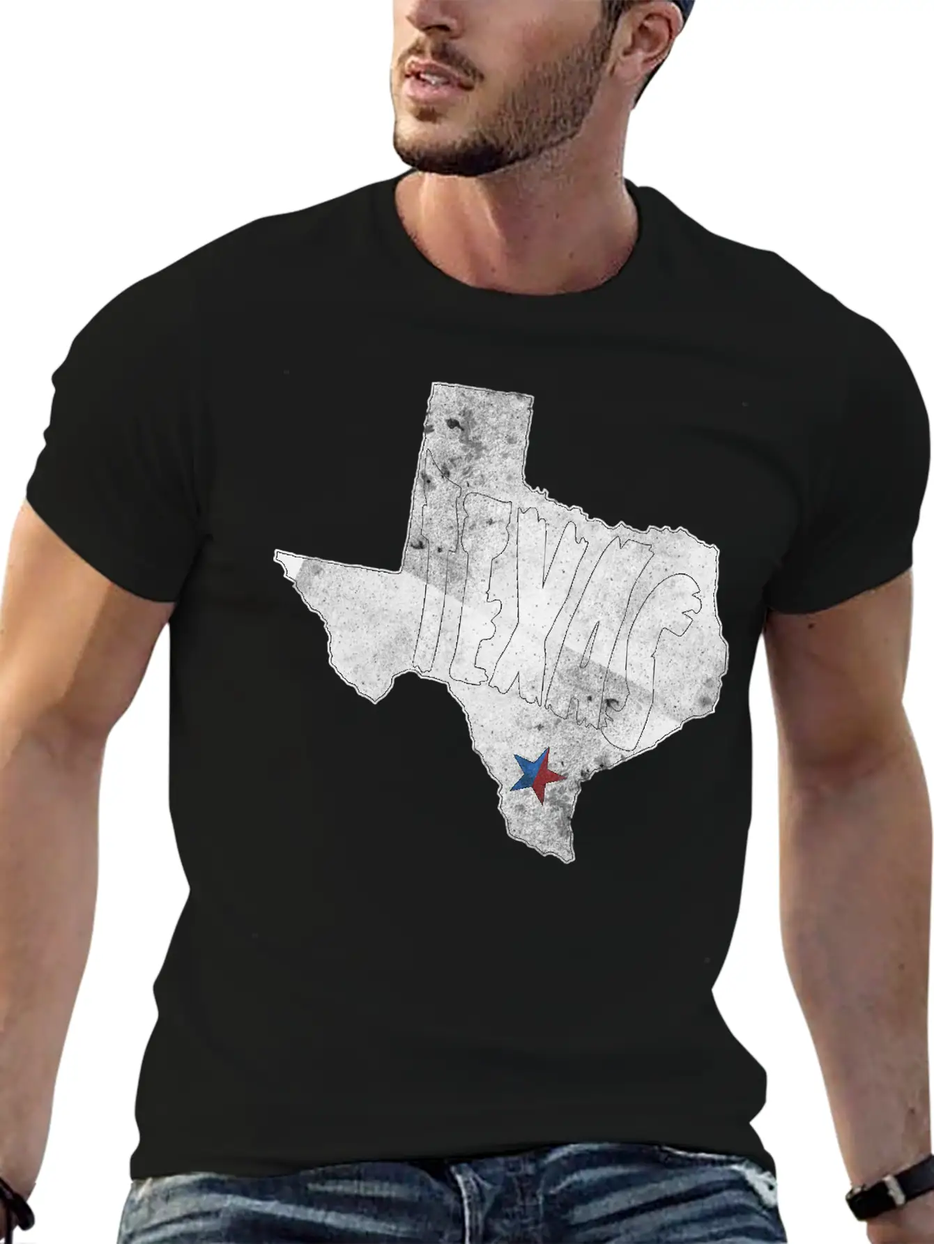 Texas Aesthetic Basic Graphic T-Shirt – Daily Comfort In Soft Cotton