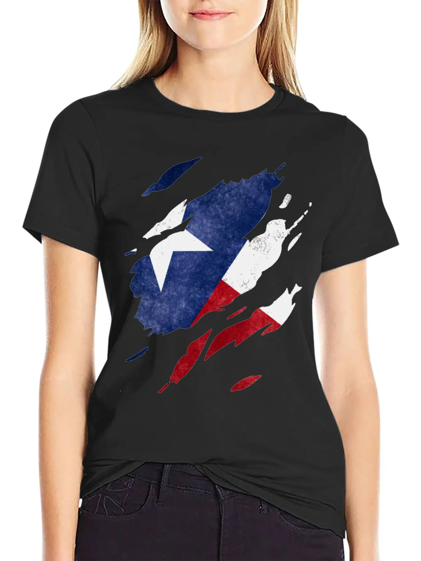 Texas Flag Visible Unisex Casual T-Shirt ��� Clean Design For Daily Comfort
