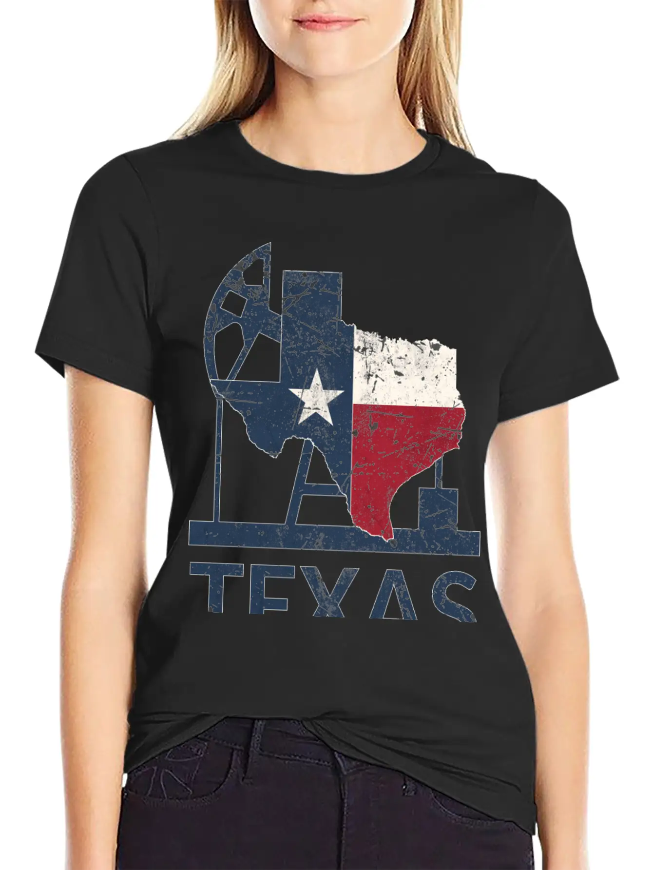 Texas Map USA Oil Essential Cotton Tee For Daily Outfits – Unisex Style