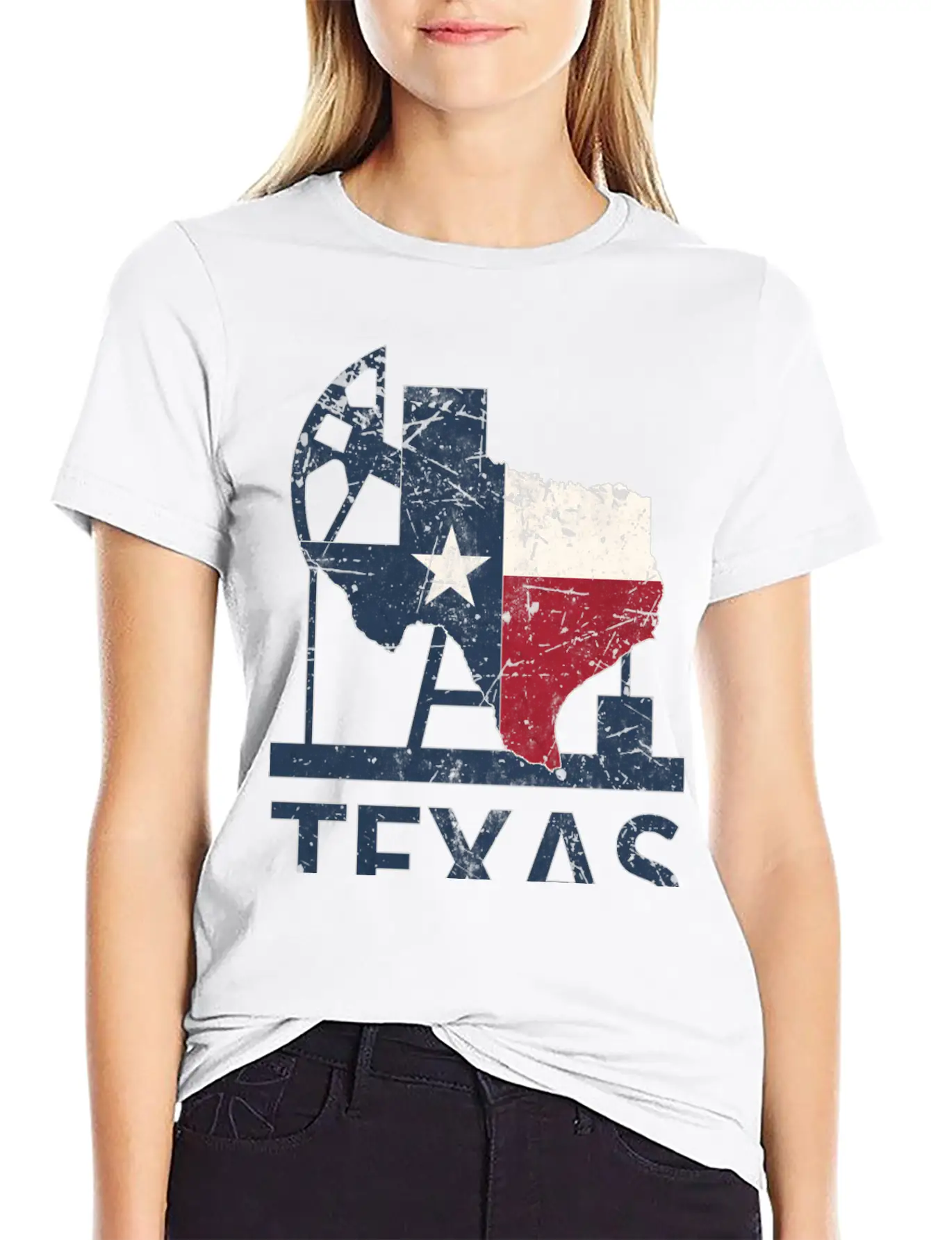 Texas Map USA Oil Essential Cotton Tee For Daily Outfits – Unisex Style