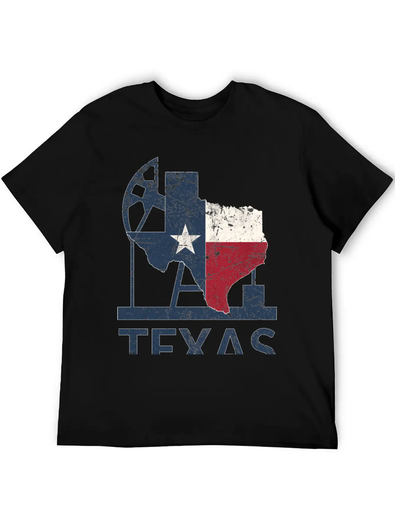 Texas Map USA Oil Essential Cotton Tee For Daily Outfits – Unisex Style