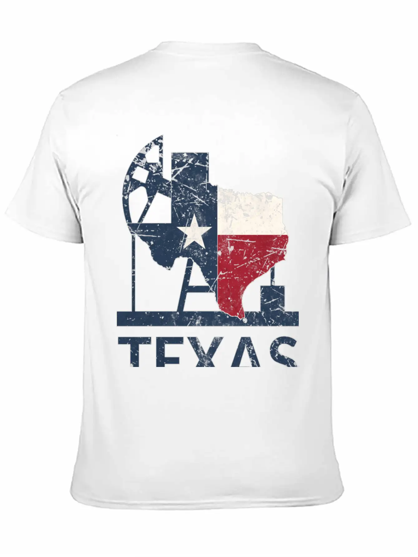 Texas Map USA Oil Essential Cotton Tee For Daily Outfits – Unisex Style