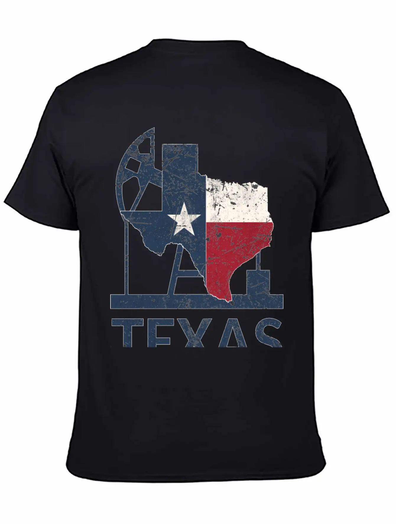 Texas Map USA Oil Essential Cotton Tee For Daily Outfits – Unisex Style