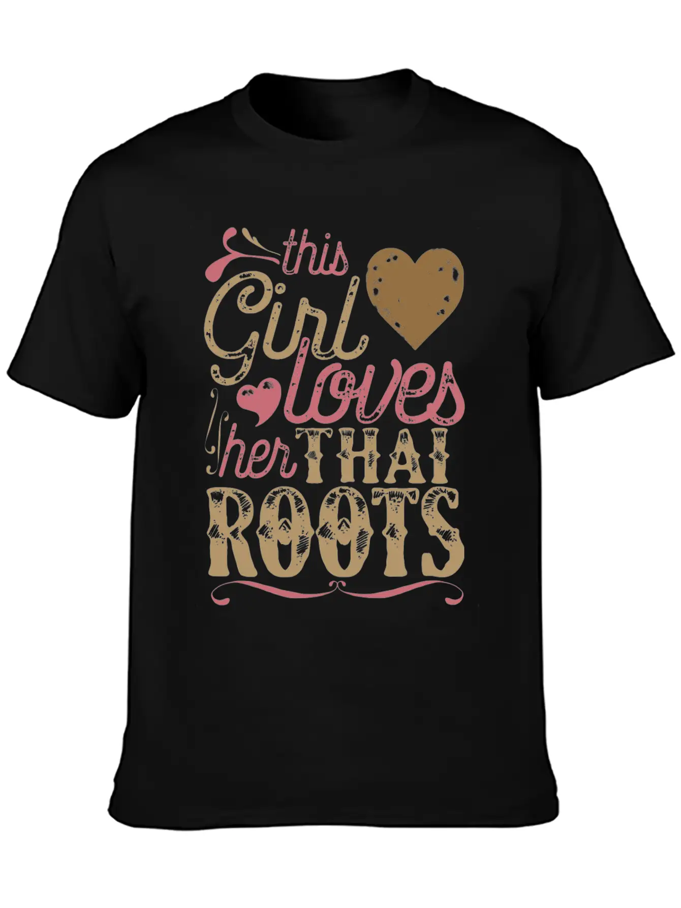 Thai Roots Shirt Gift Thailand Lightweight Cotton T-Shirt – Daily Comfort Graphic Shirt