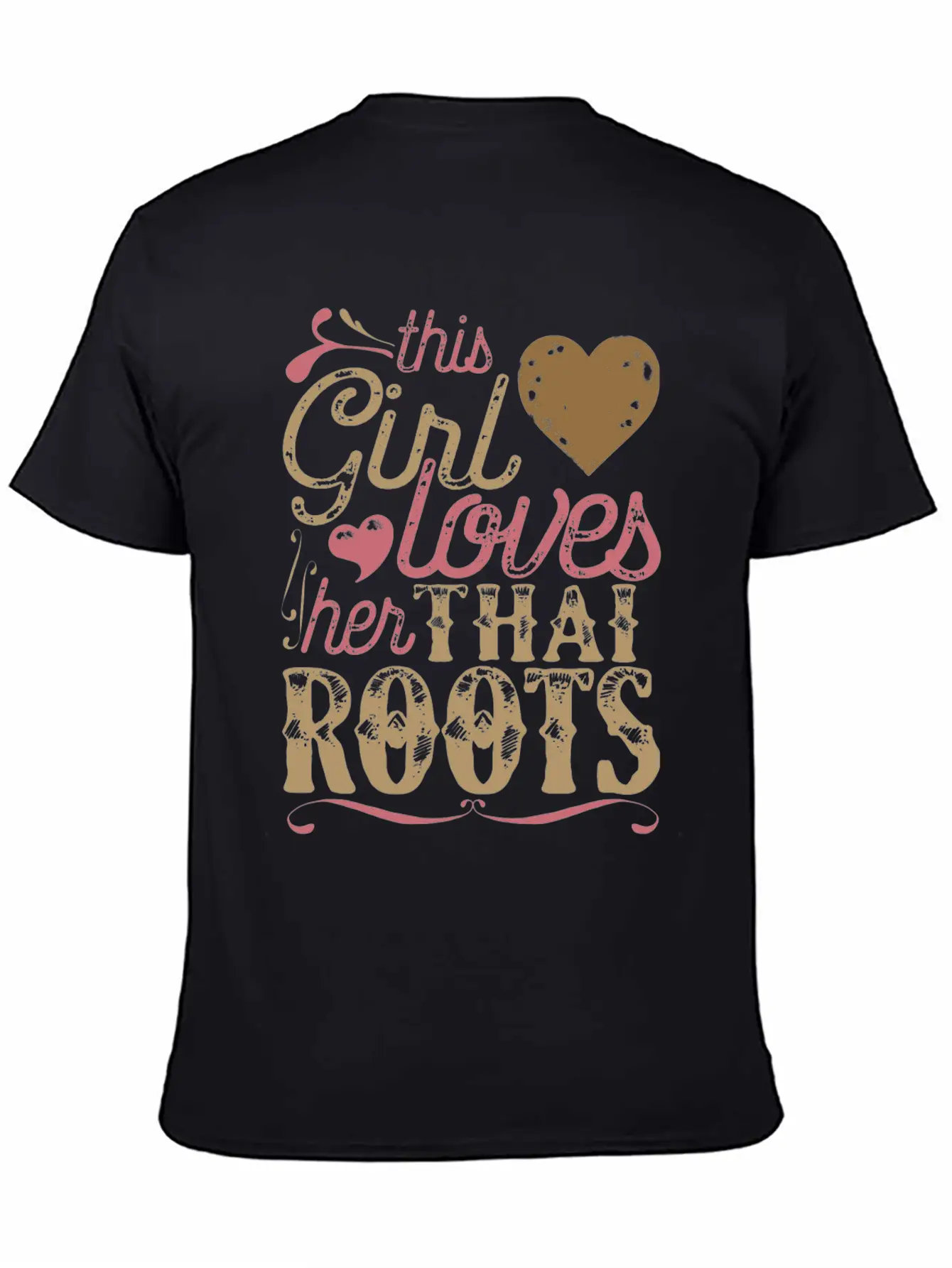Thai Roots Shirt Gift Thailand Lightweight Cotton T-Shirt – Daily Comfort Graphic Shirt