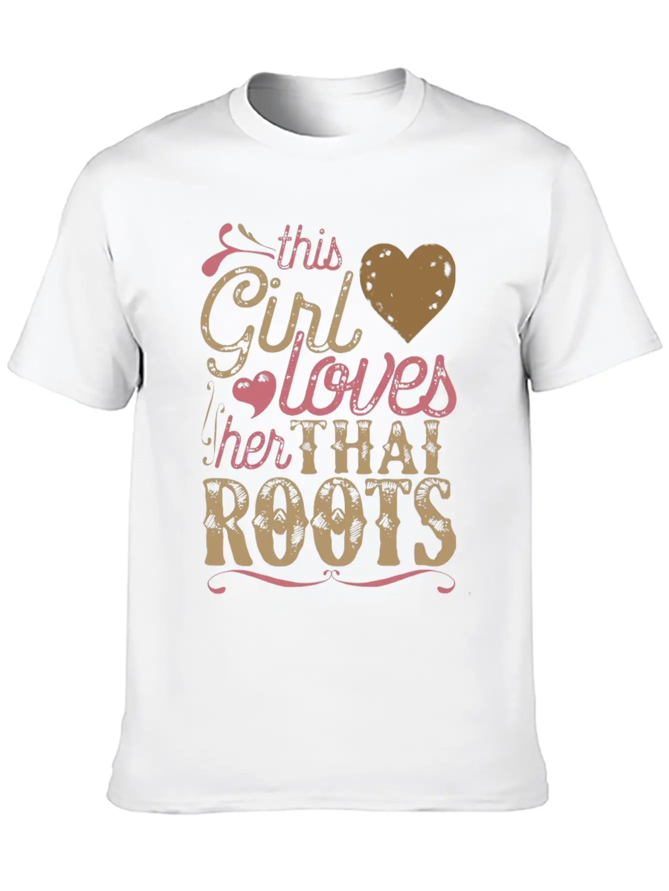 Thai Roots Shirt Gift Thailand Lightweight Cotton T-Shirt – Daily Comfort Graphic Shirt