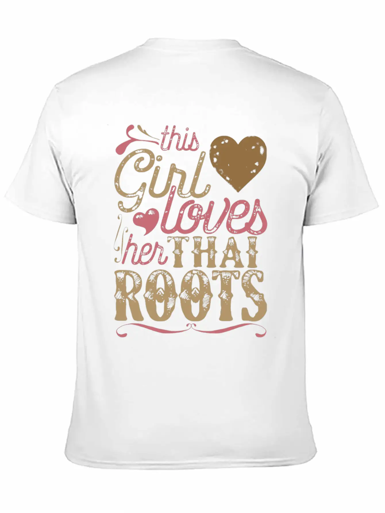 Thai Roots Shirt Gift Thailand Lightweight Cotton T-Shirt – Daily Comfort Graphic Shirt