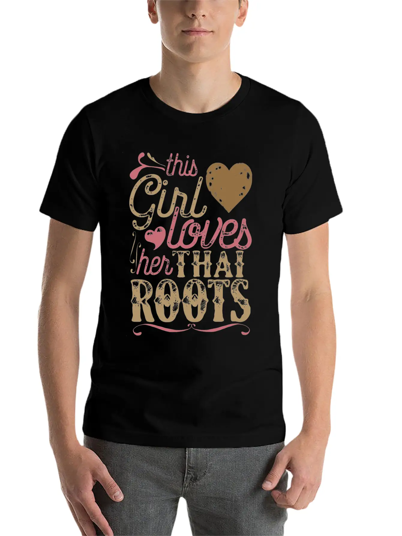 Thai Roots Shirt Gift Thailand Lightweight Cotton T-Shirt – Daily Comfort Graphic Shirt