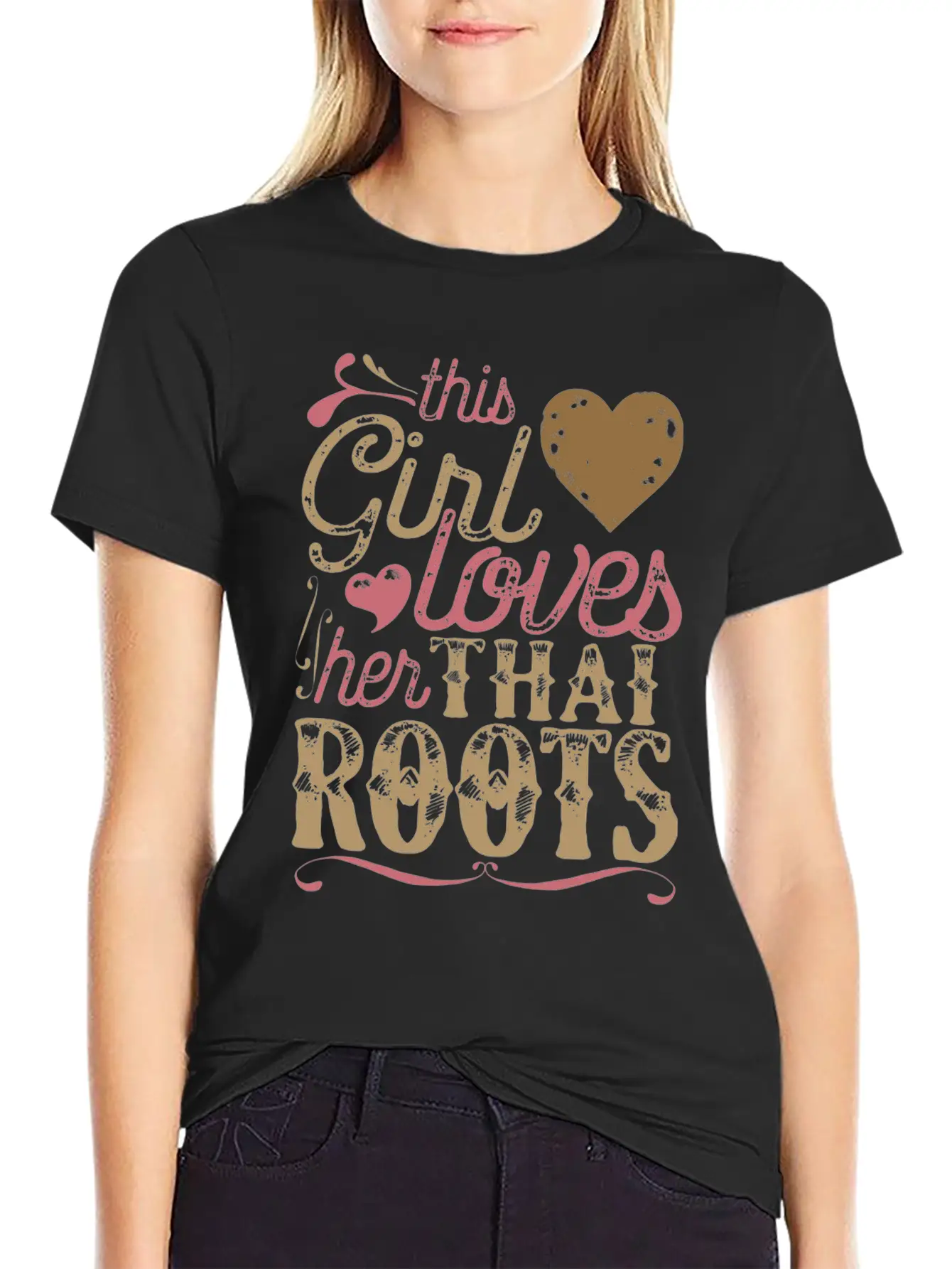 Thai Roots Shirt Gift Thailand Lightweight Cotton T-Shirt – Daily Comfort Graphic Shirt