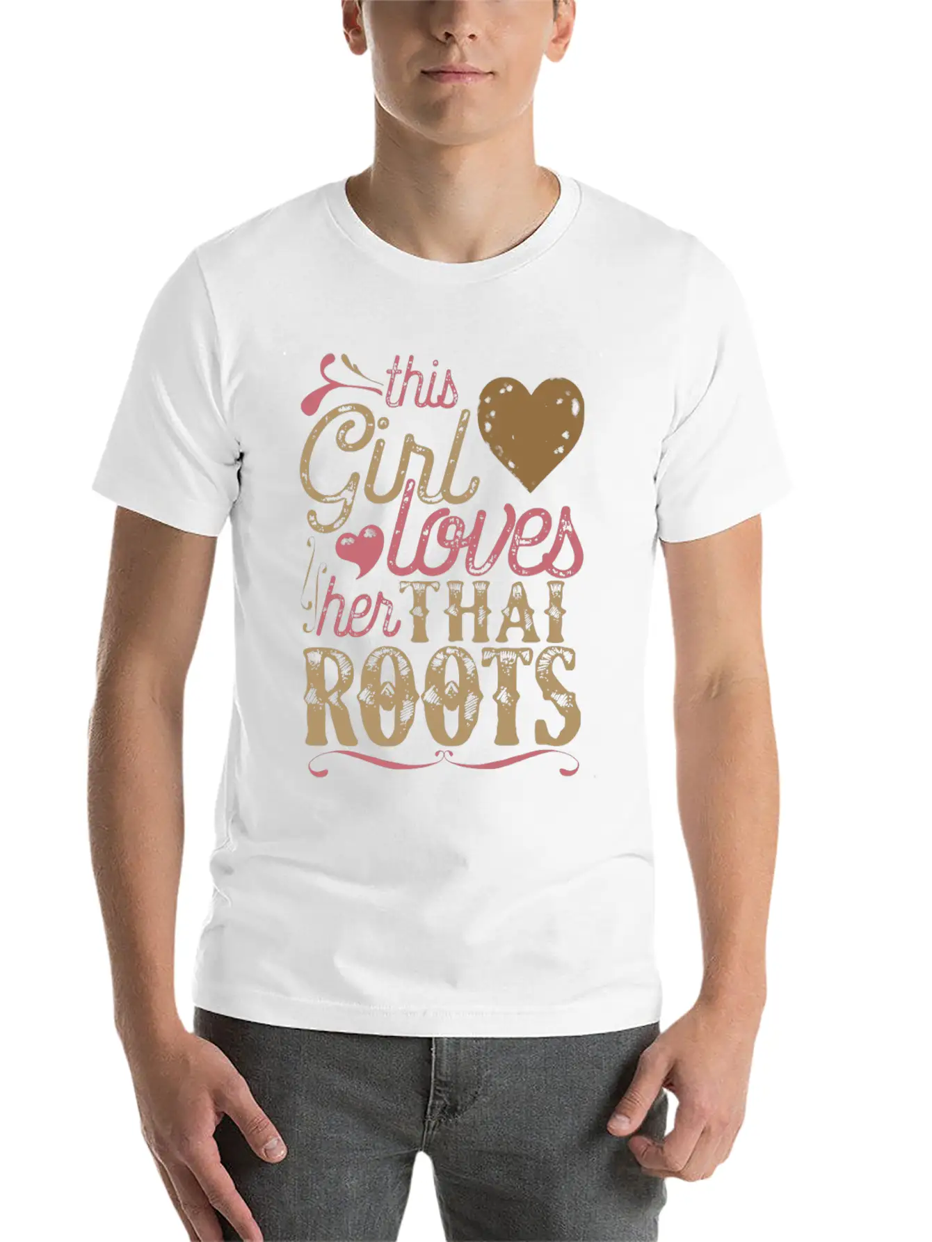 Thai Roots Shirt Gift Thailand Lightweight Cotton T-Shirt – Daily Comfort Graphic Shirt