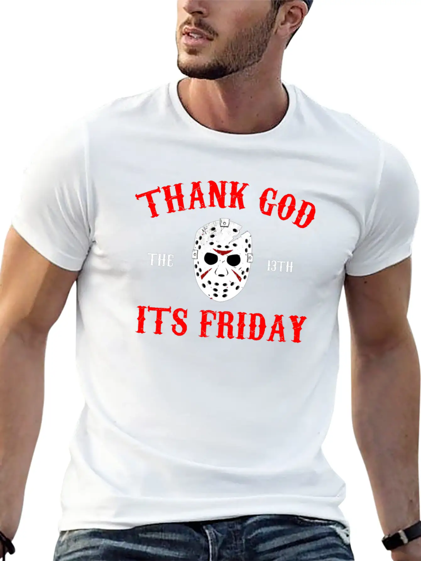 THANK GOD IT'S FRIDAY TGIF FUNNY SHIRT Essential Cotton Tee For Daily Outfits – Unisex Style