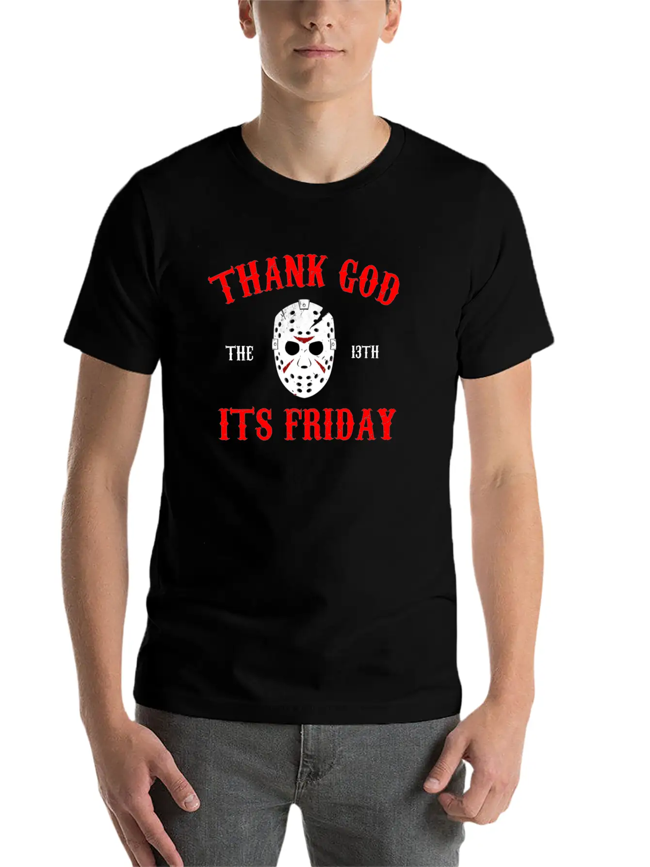 THANK GOD IT'S FRIDAY TGIF FUNNY SHIRT Essential Cotton Tee For Daily Outfits – Unisex Style