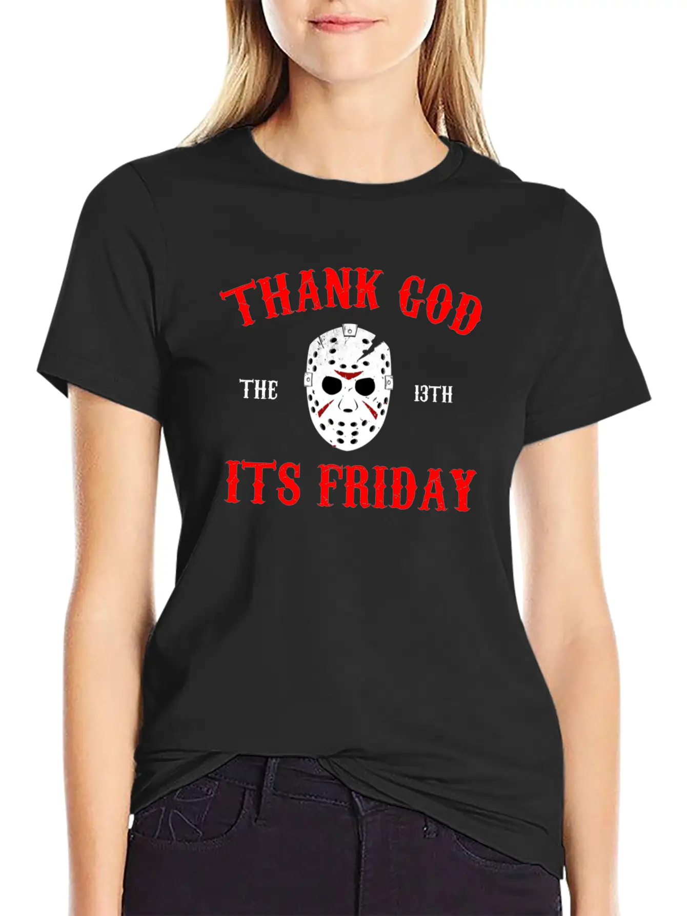 THANK GOD IT'S FRIDAY TGIF FUNNY SHIRT Essential Cotton Tee For Daily Outfits – Unisex Style