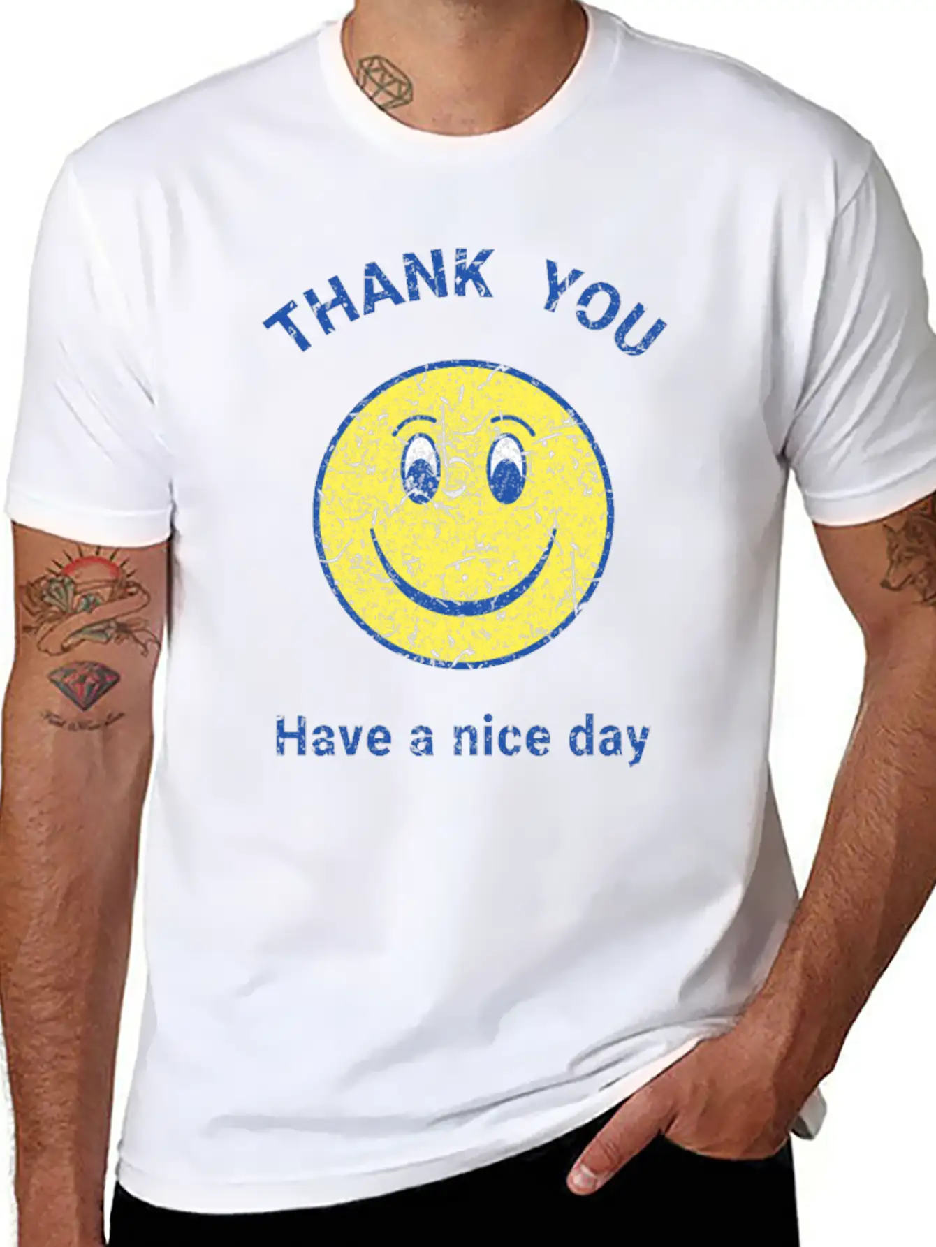 Thank You! Have A Nice Day Stylish Everyday T-Shirt – Unisex Basic Cotton Tee