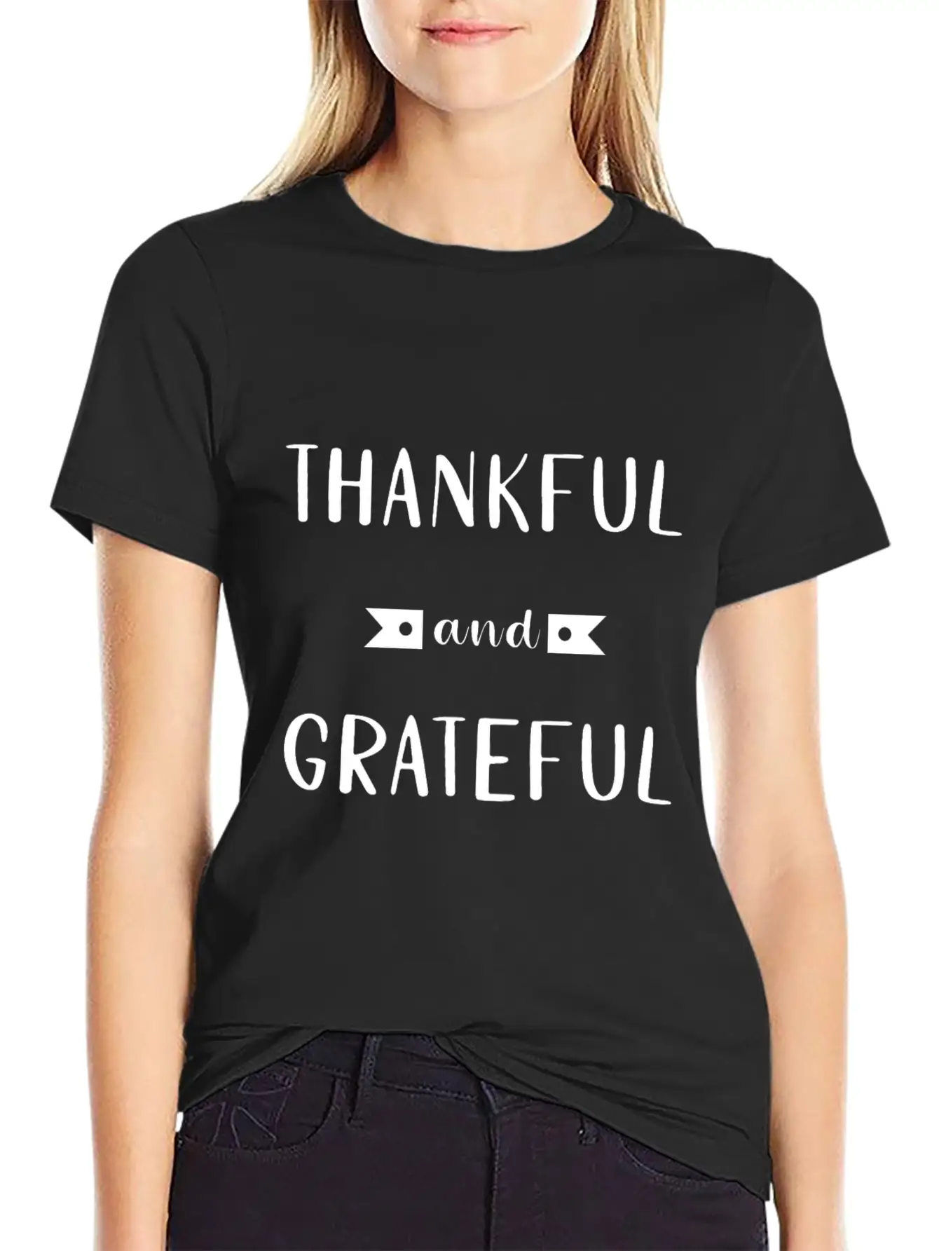 Thankful And Grateful For Life - Gratitude Essential Cotton Tee For Daily Outfits – Unisex Style